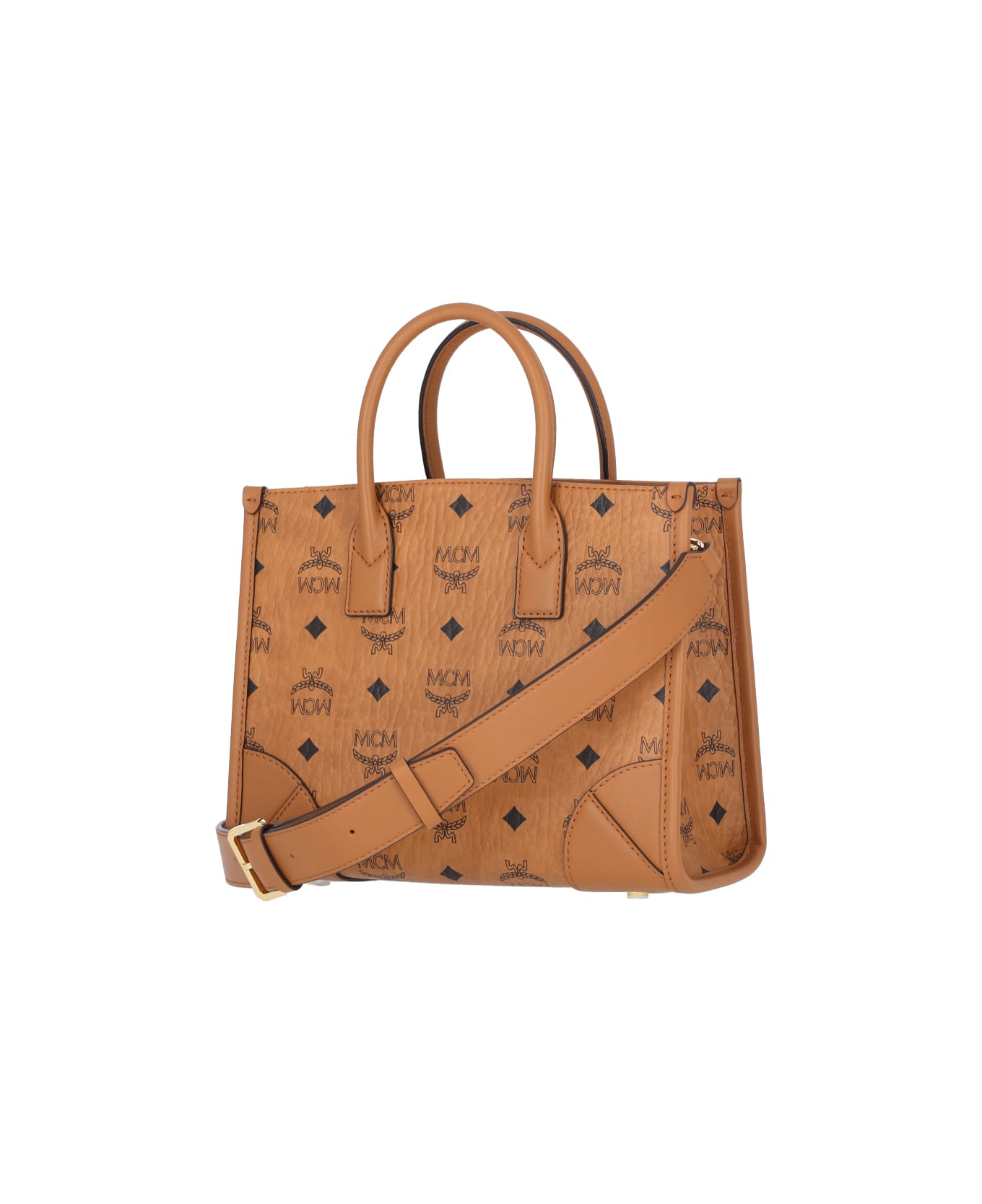 MCM Small Tote Bags "münchen" - Brown
