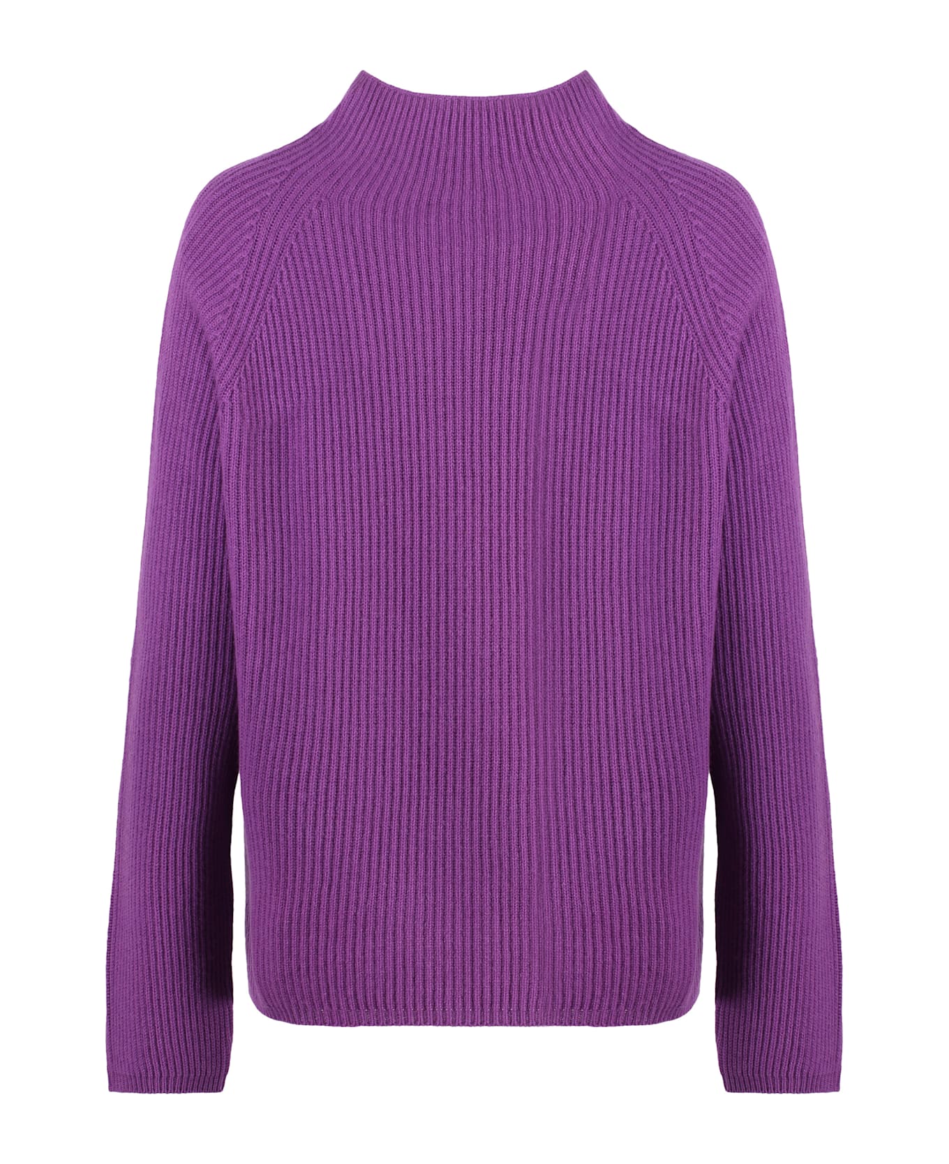 'S Max Mara Elica Wool And Cachemire Turtleneck Pullover - purple