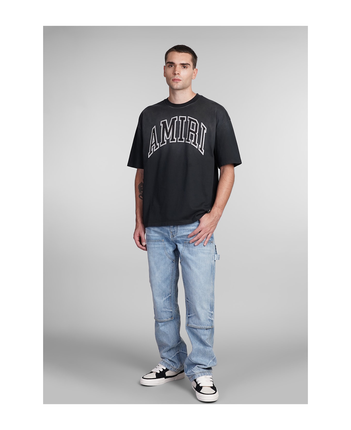 AMIRI T-shirt In Black Cotton - black