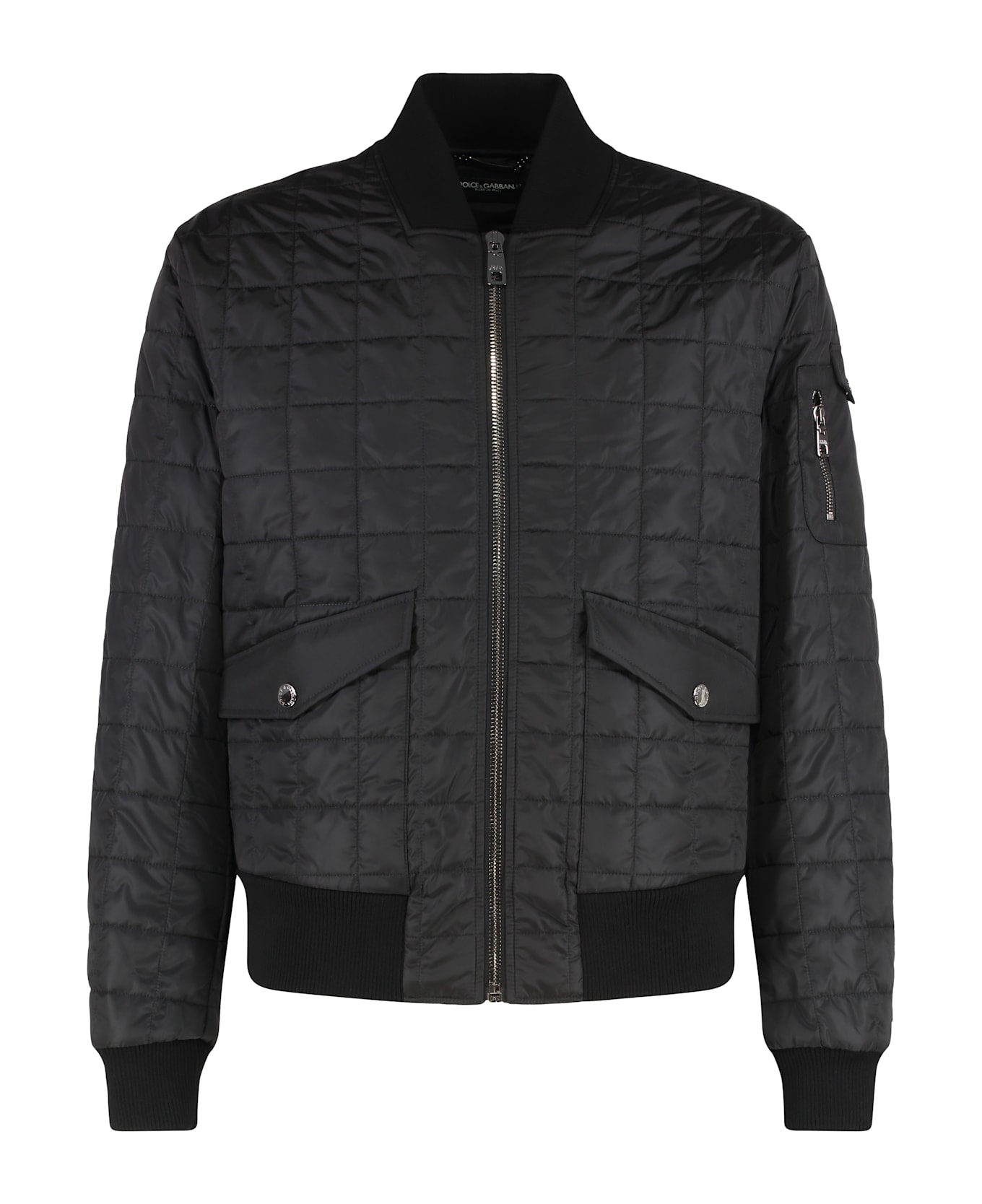 Dolce 
Gabbana Padded Bomber Jacket - black