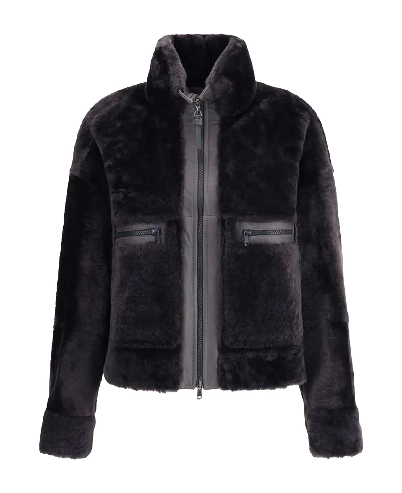 Brunello Cucinelli Shearling Jacket - Carbone