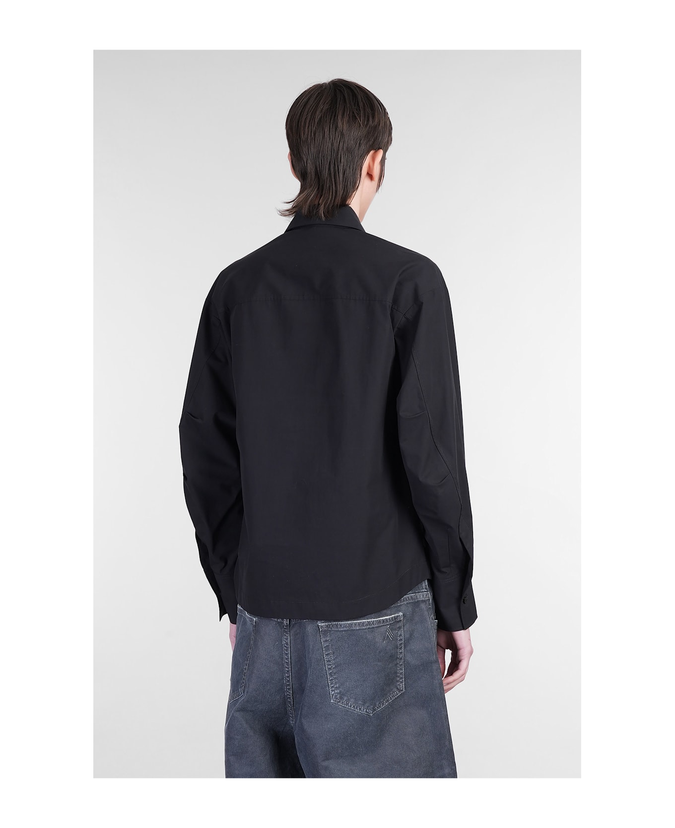The Attico Shirt In Black Cotton - black