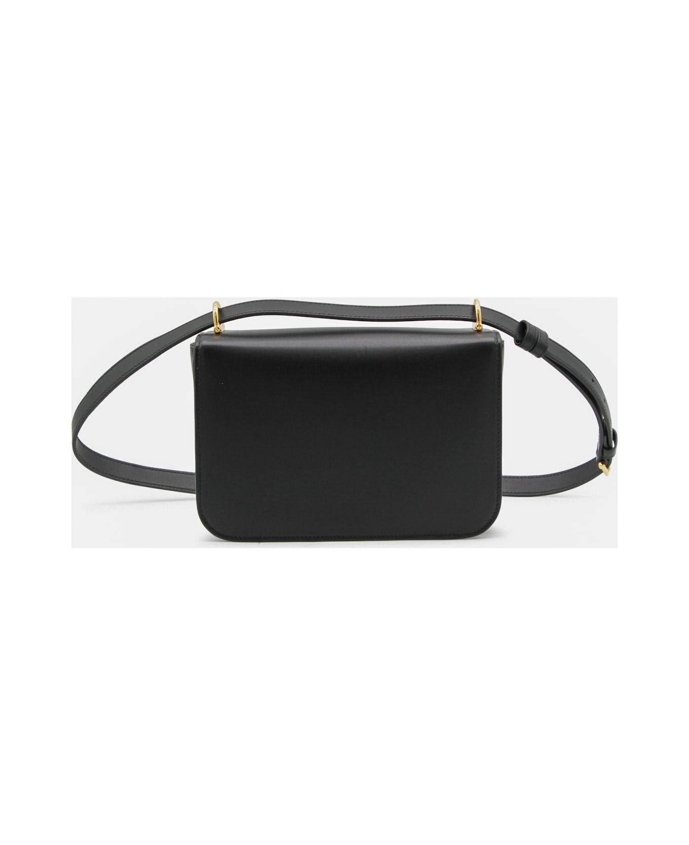 Gucci Black Leather Siena Crossbody Bag - BLACK