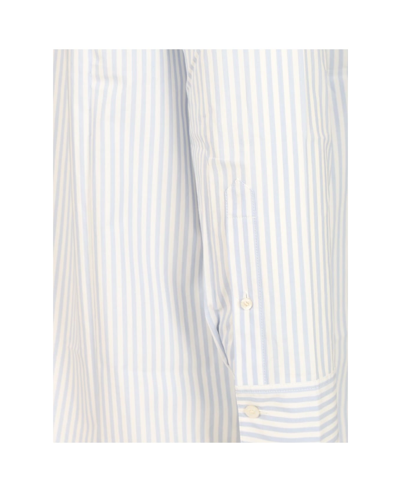 Acne Studios Striped Shirt - LIGHT BLUE/WHITE