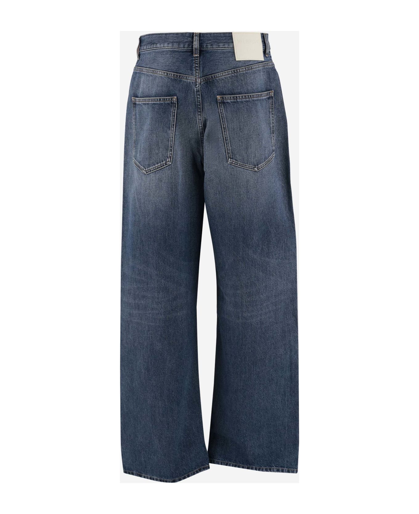 Valentino Cotton Denim Jeans - Medium blue