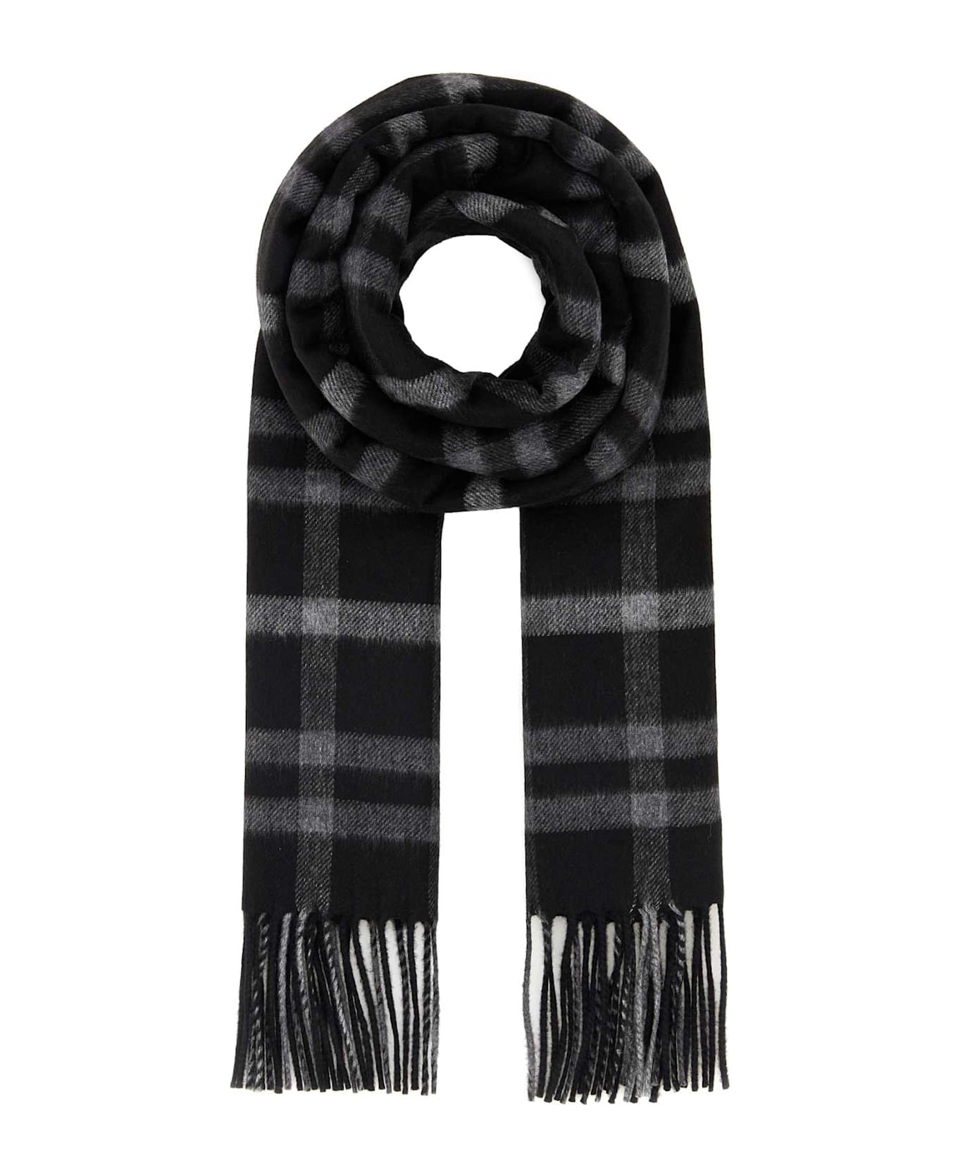 Saint Laurent Embroidered Silk Blend Scarf - BLACKIVORY