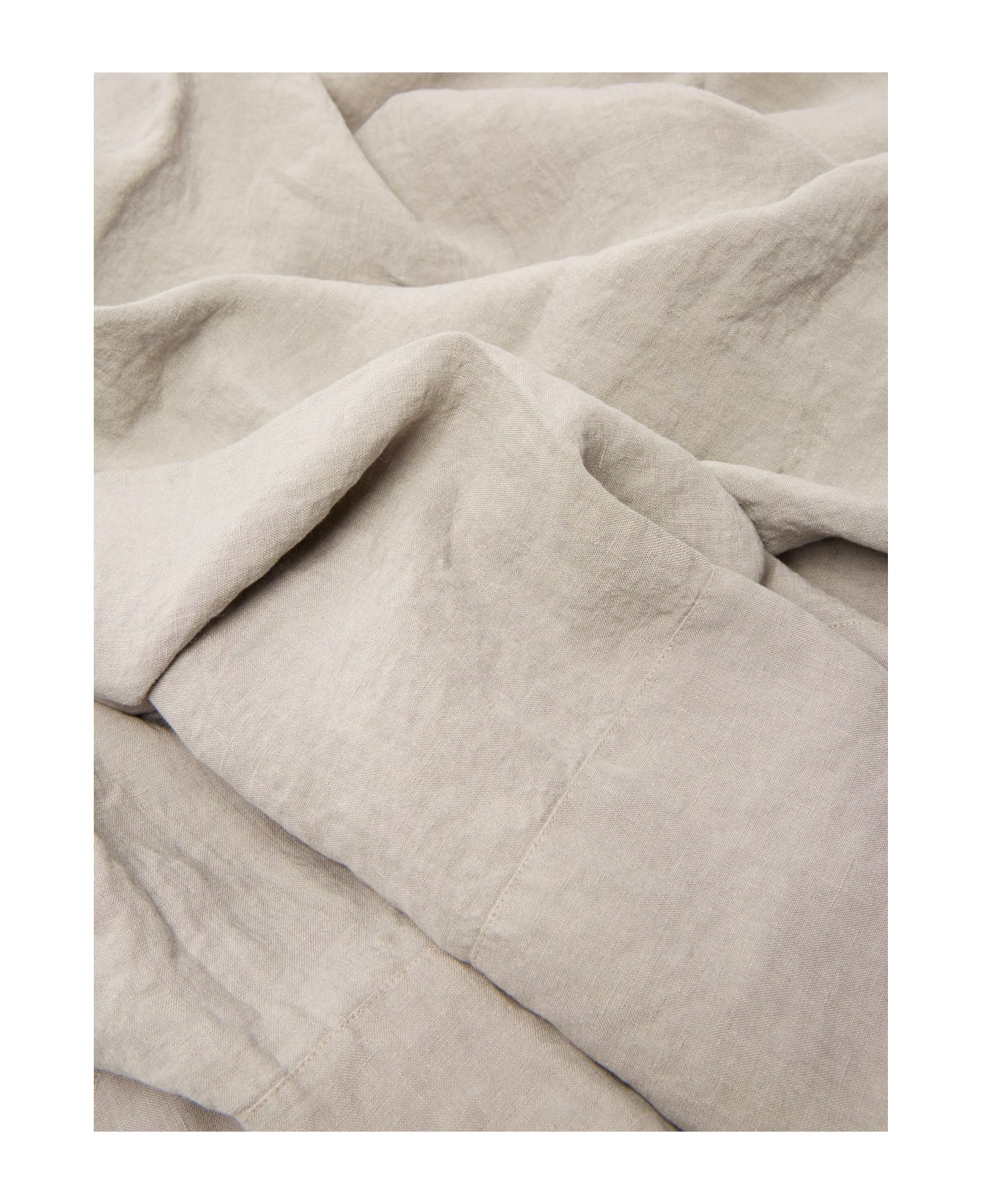 Once Milano Line Tablecloth With Large Border - Cream