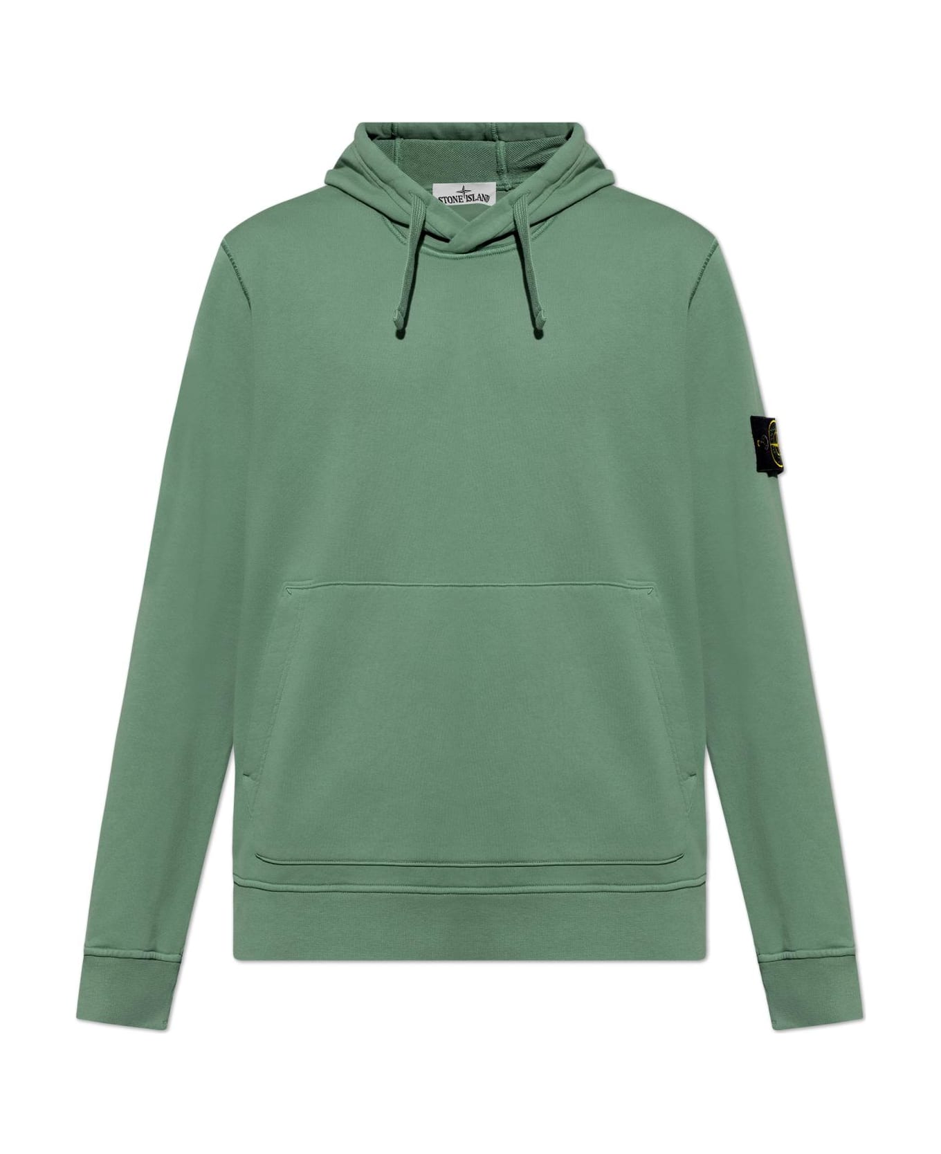 Stone Island Hooded Sweatshirt - Salvia