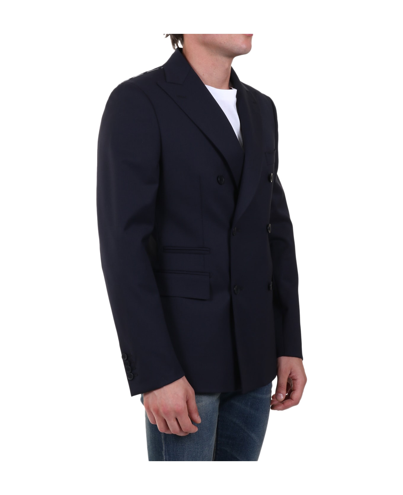 Tonello Wool Jacket Blue - BLUE ブレザー