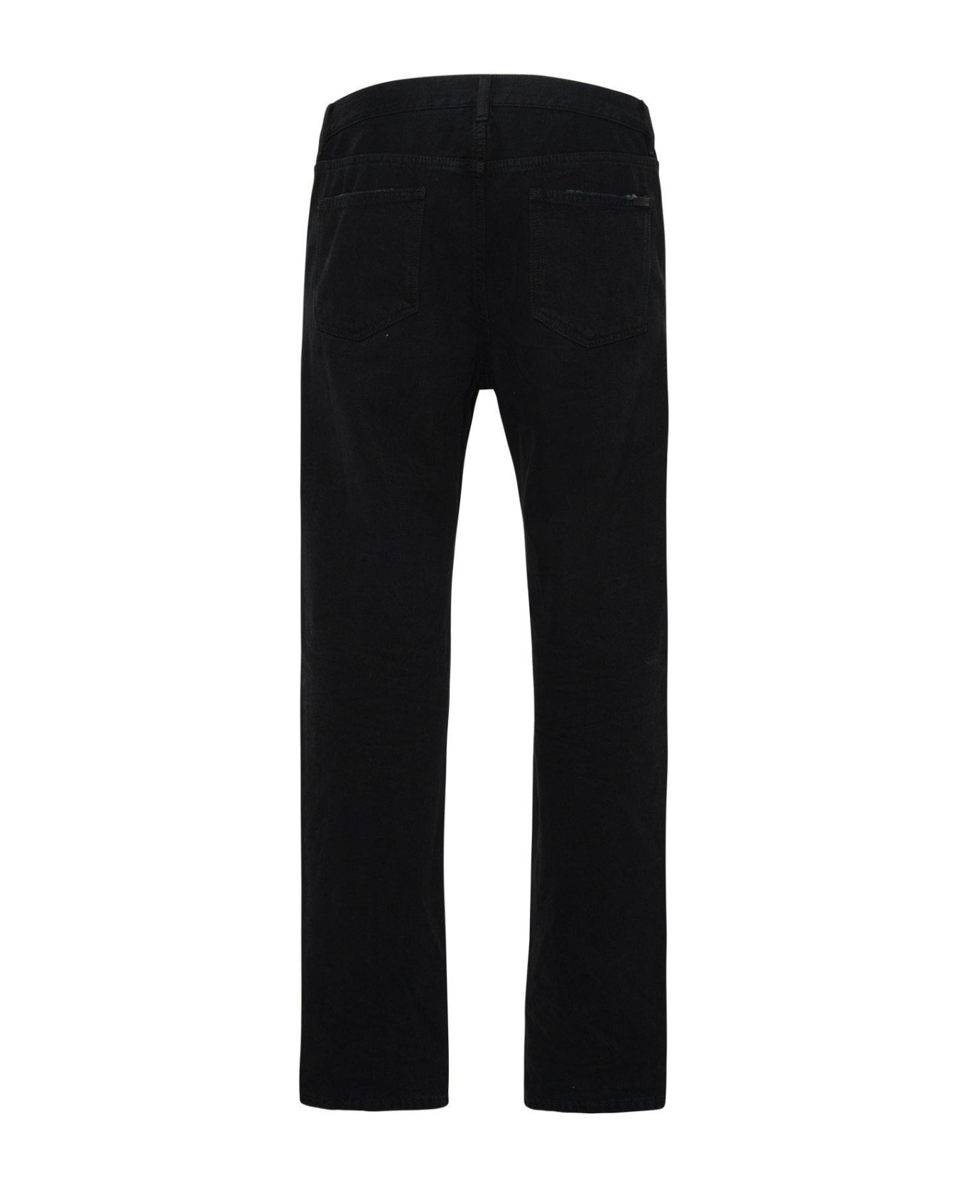 Saint Laurent Five Pocket Jeans - BLACK WASHED デニム