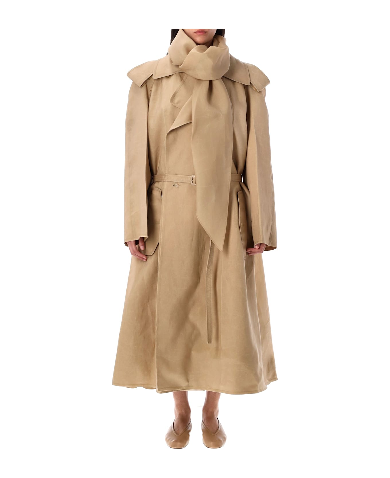 Carven Scarf Trench - DUNE