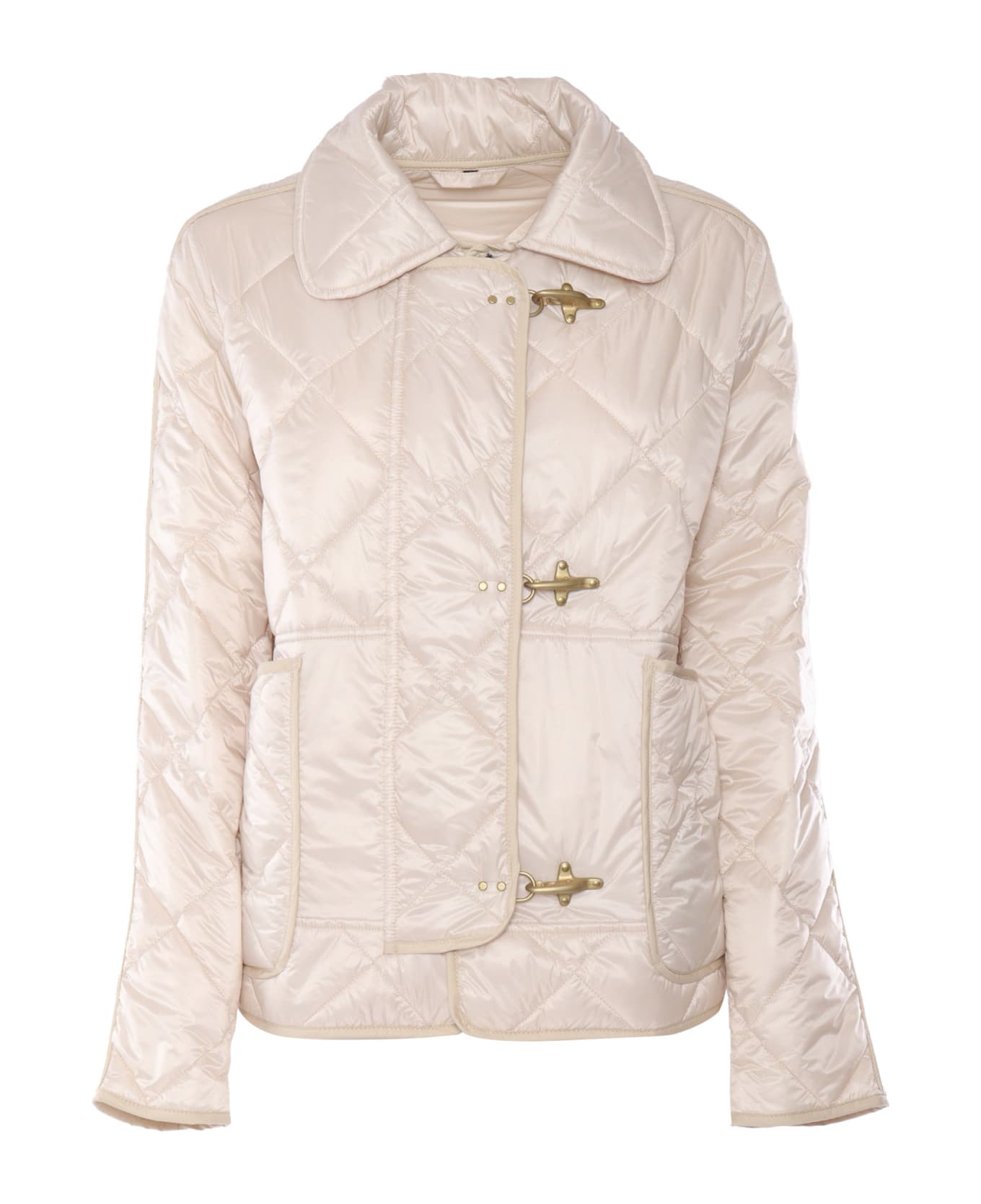 Fay Pink Quilted Jacket - PINK ダウンジャケット