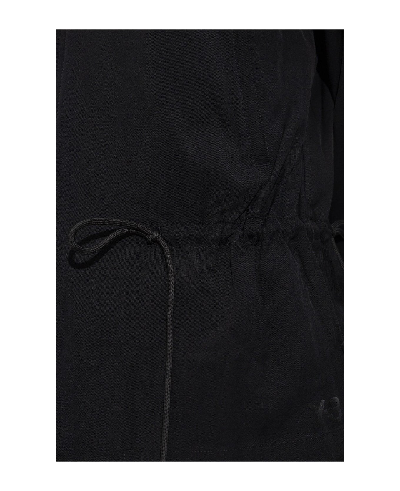 Y-3 Long-sleeved Hooded Jacket - BLACK