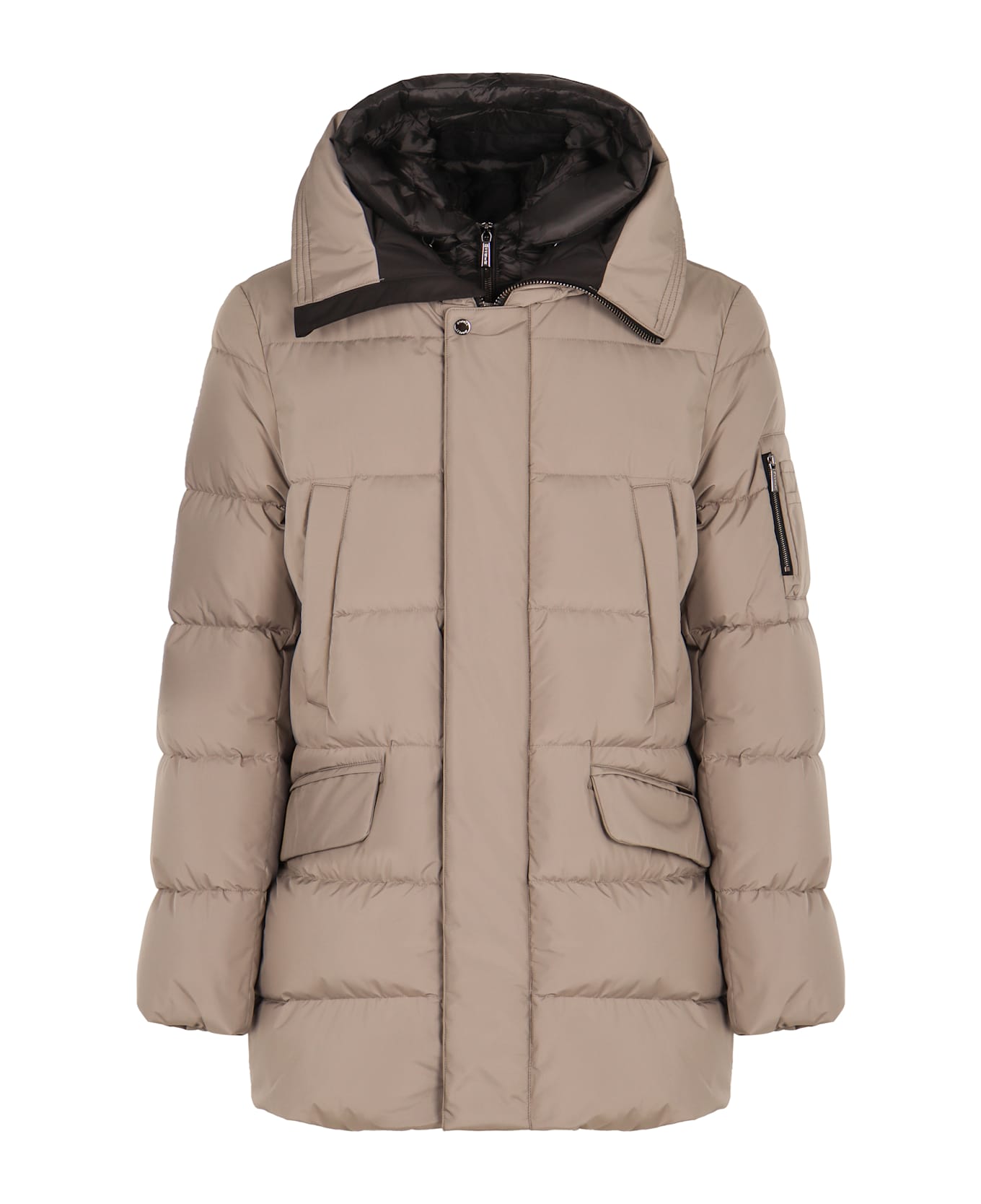 Moorer Davide Technical Fabric Parka - grey