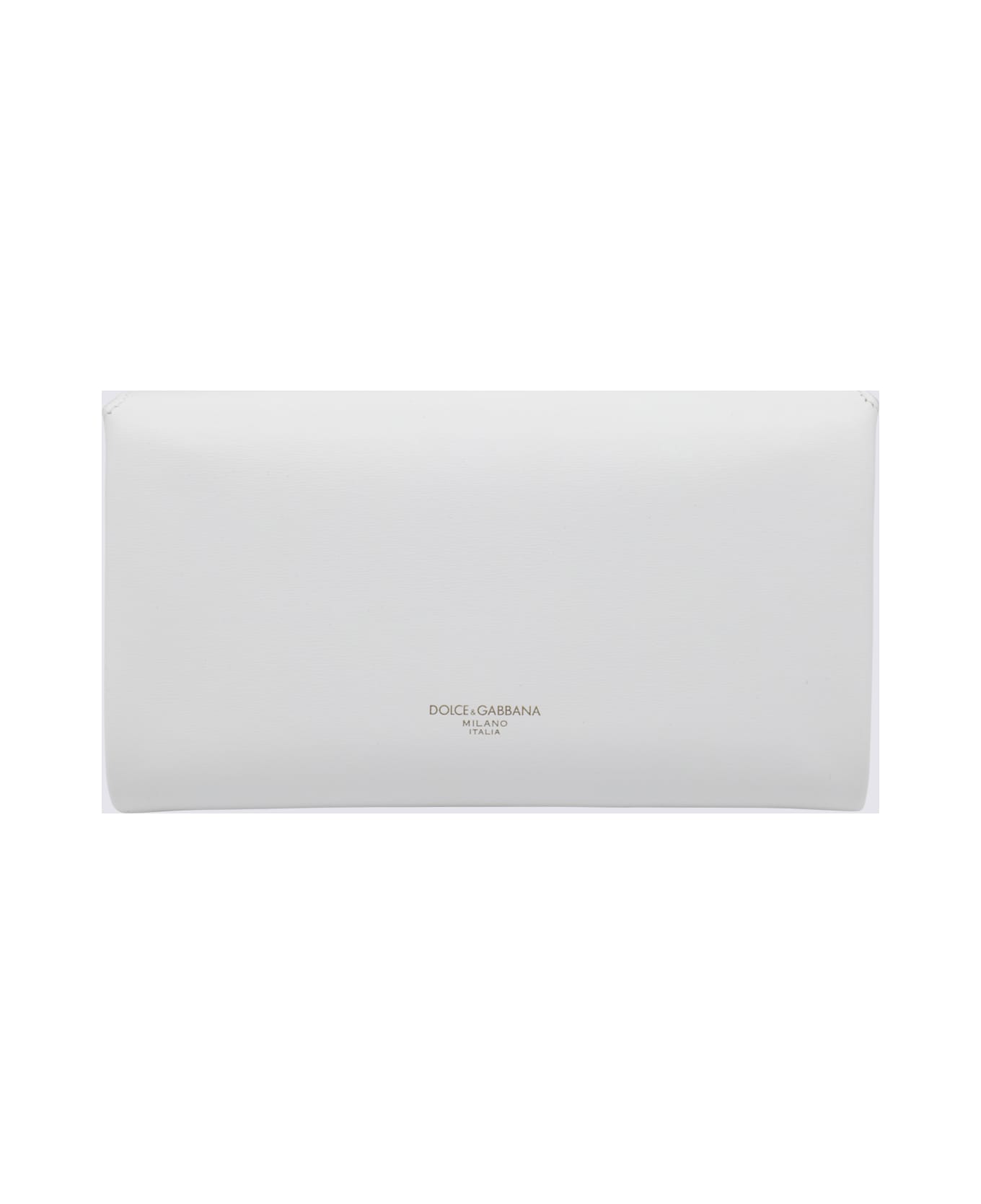 Dolce 
Gabbana White Leather Shoulder Bag - White