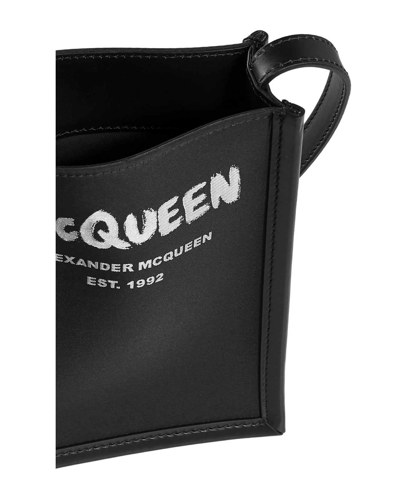 Alexander McQueen Shoulder Bag - Black off white