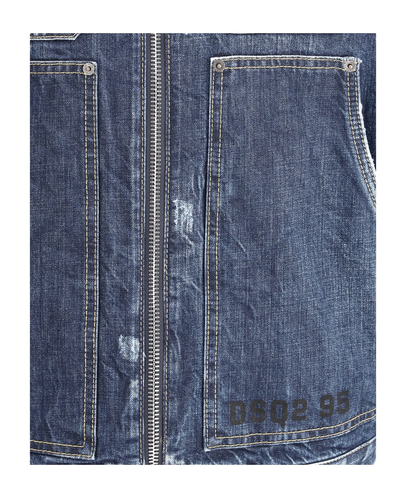 Dsquared2 Carpenter Jean Jacket - Navy Blue