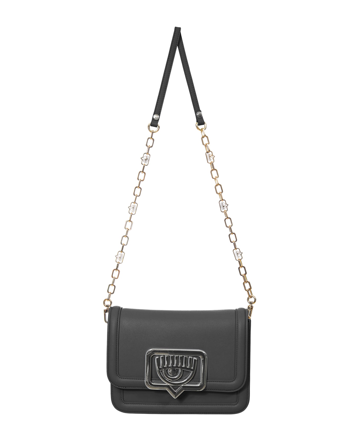 Chiara Ferragni Black Shoulder Bag - Black