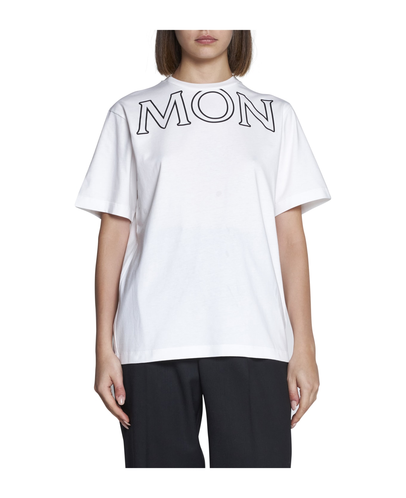 Moncler T-Shirt - Bianco