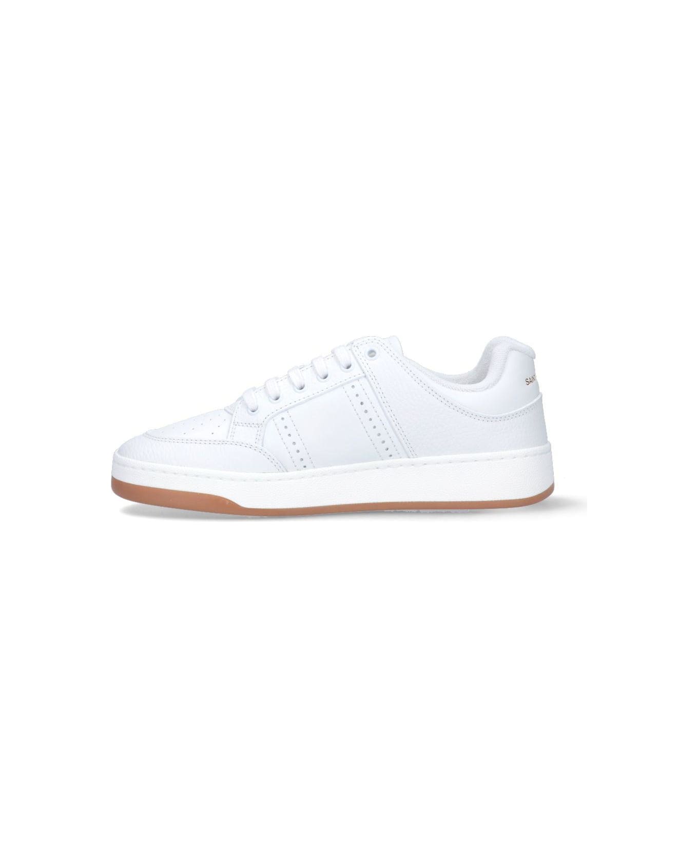 Saint Laurent 'sl 61' Low Top Sneakers - White