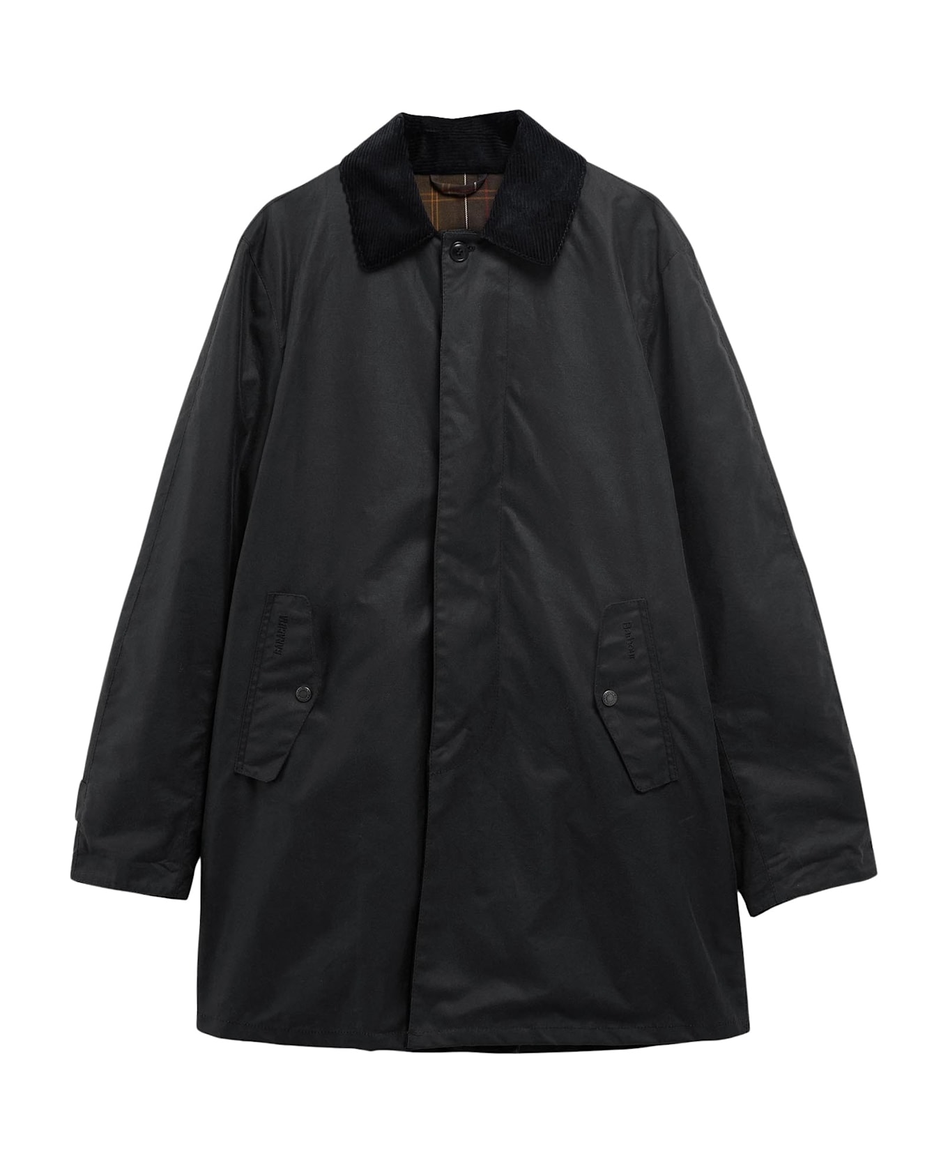 Baracuta Ba X Br Wax Trench Coat - Navy
