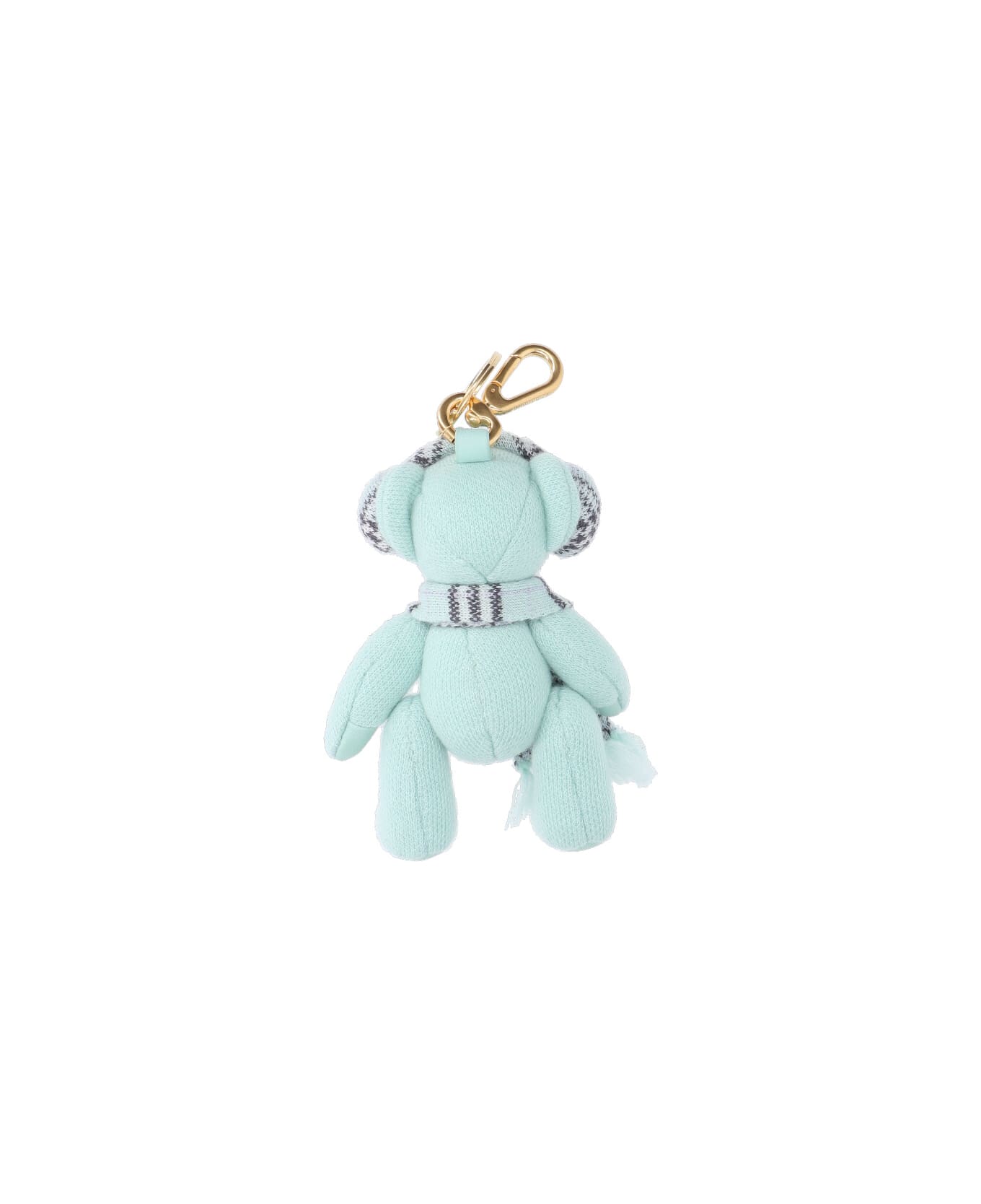 Burberry "thomas" Teddy Bear Keyring Charm - Light Blue