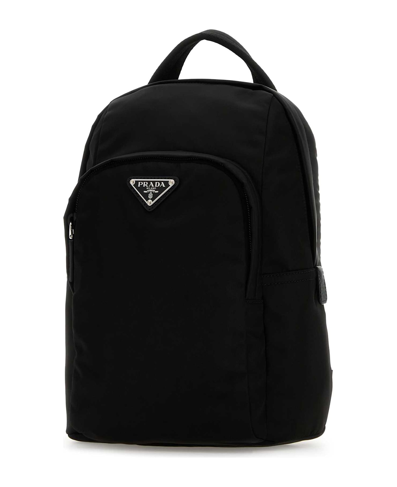 Prada Black Re-nylon Backpack - NERO