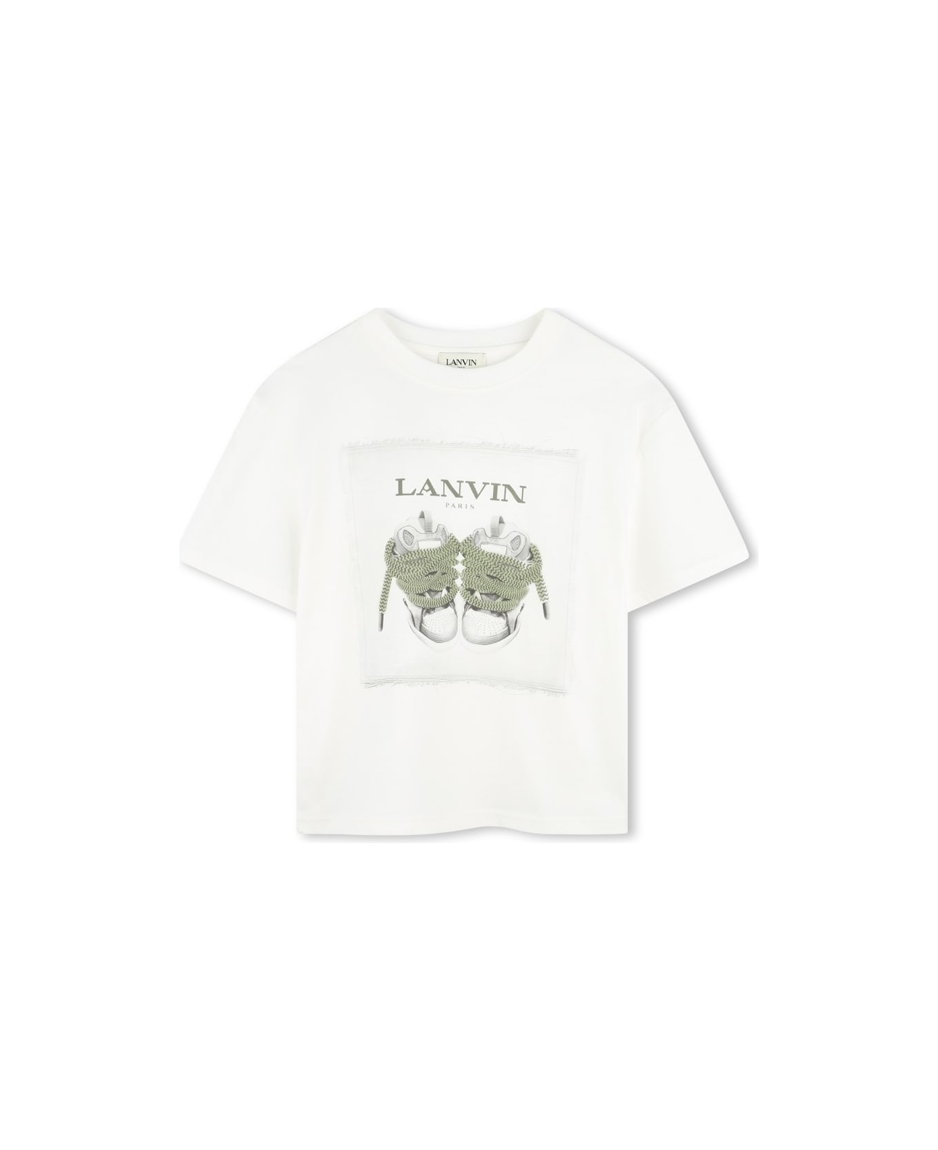 Lanvin T-shirt With Logo - WHITE