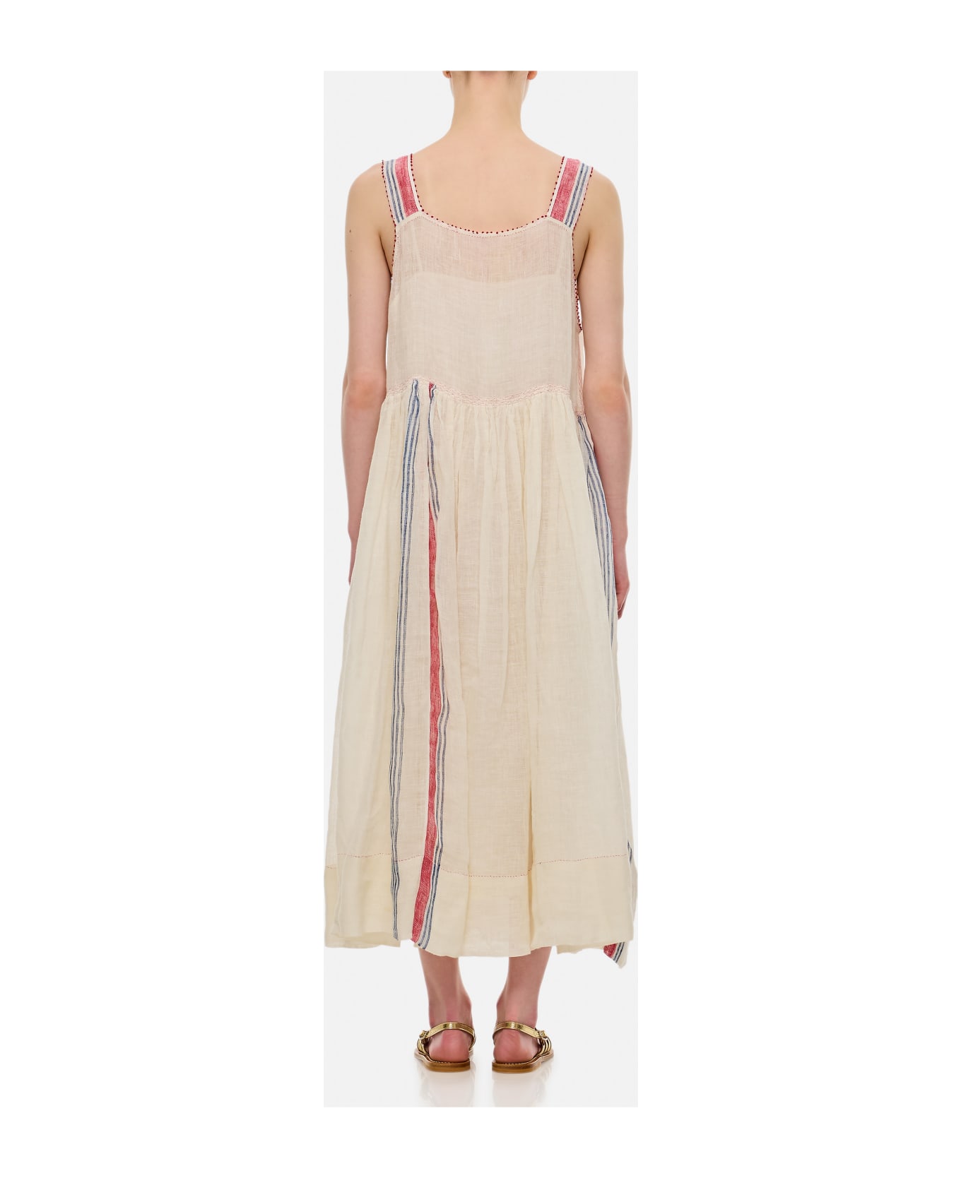 Péro Cotton Printed Midi Dress - MultiColour ワンピース＆ドレス