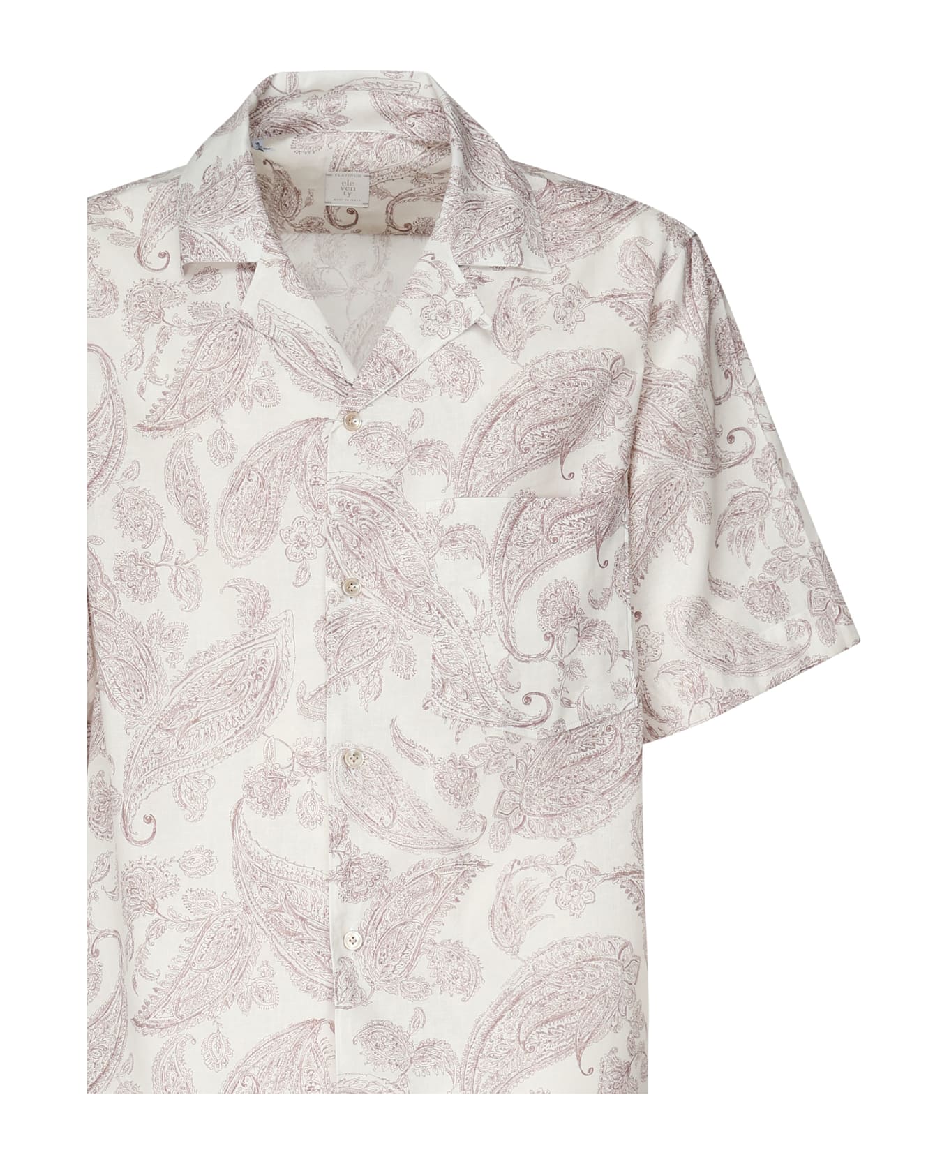 Eleventy Shirt With Paisley Print - SAND