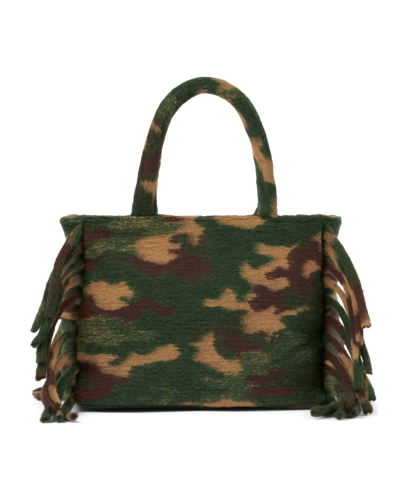 MC2 Saint Barth Colette Blanket Handbag With Camouflage Print - MULTICOLOR