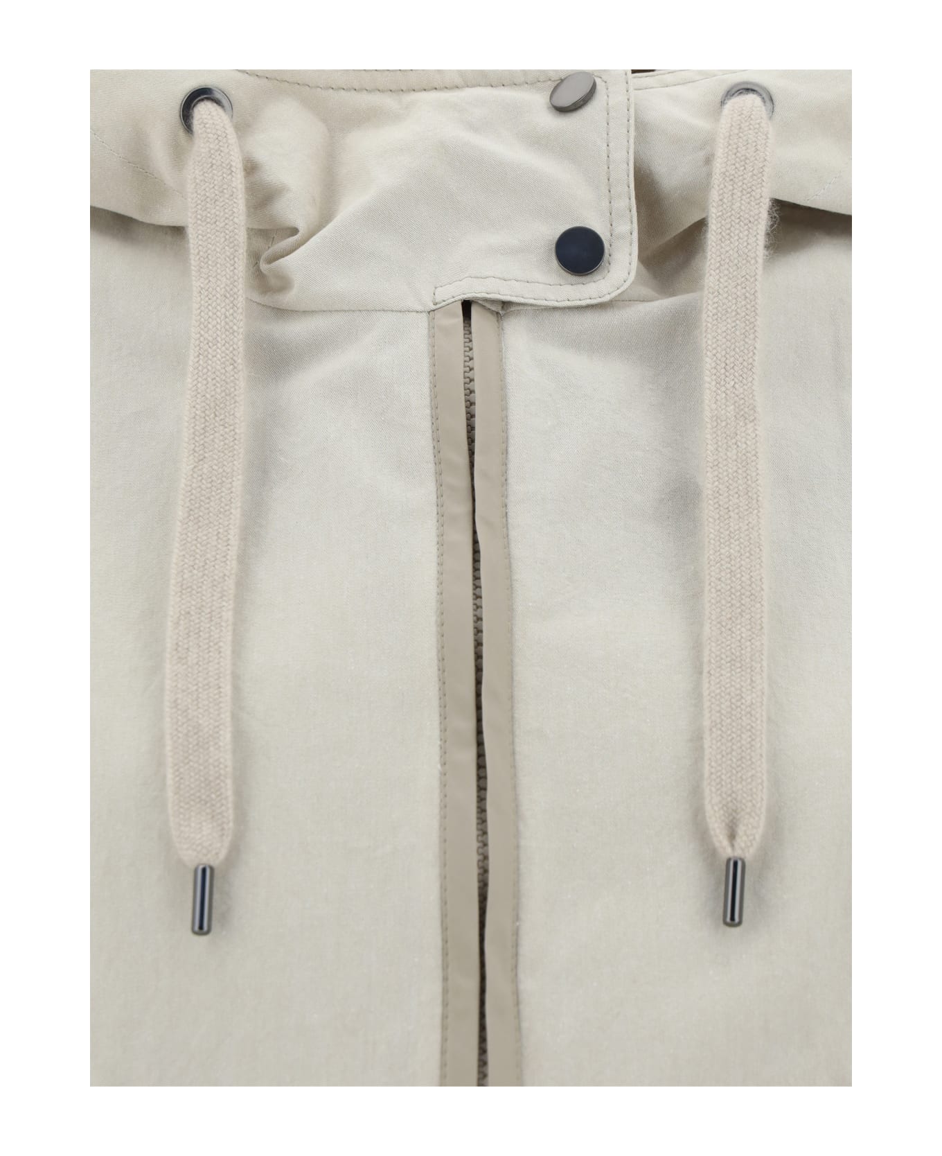 Brunello Cucinelli Hooded Zip Jacket - Corda