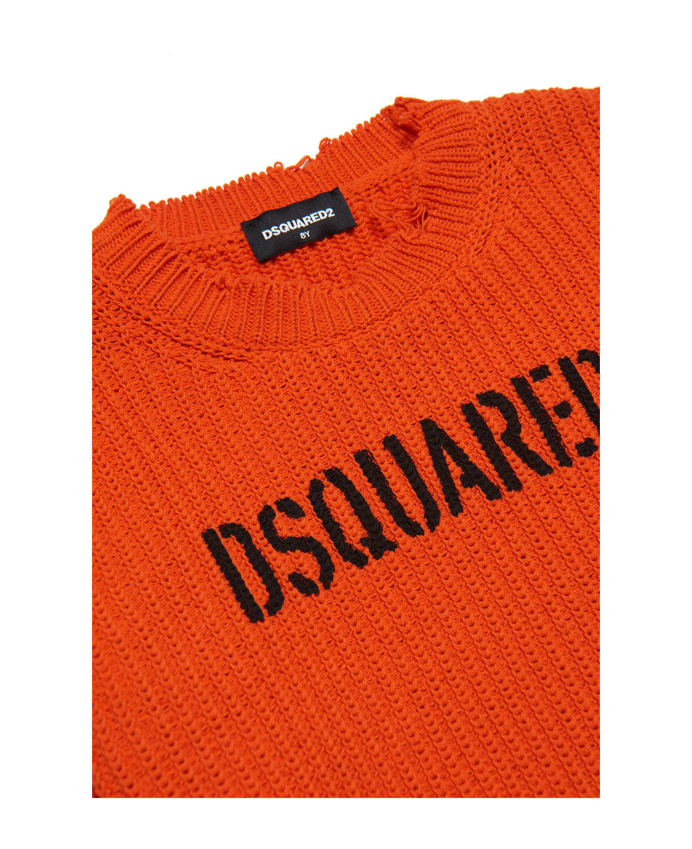 Dsquared2 Orange Sweater Boy - Arancione シャツ