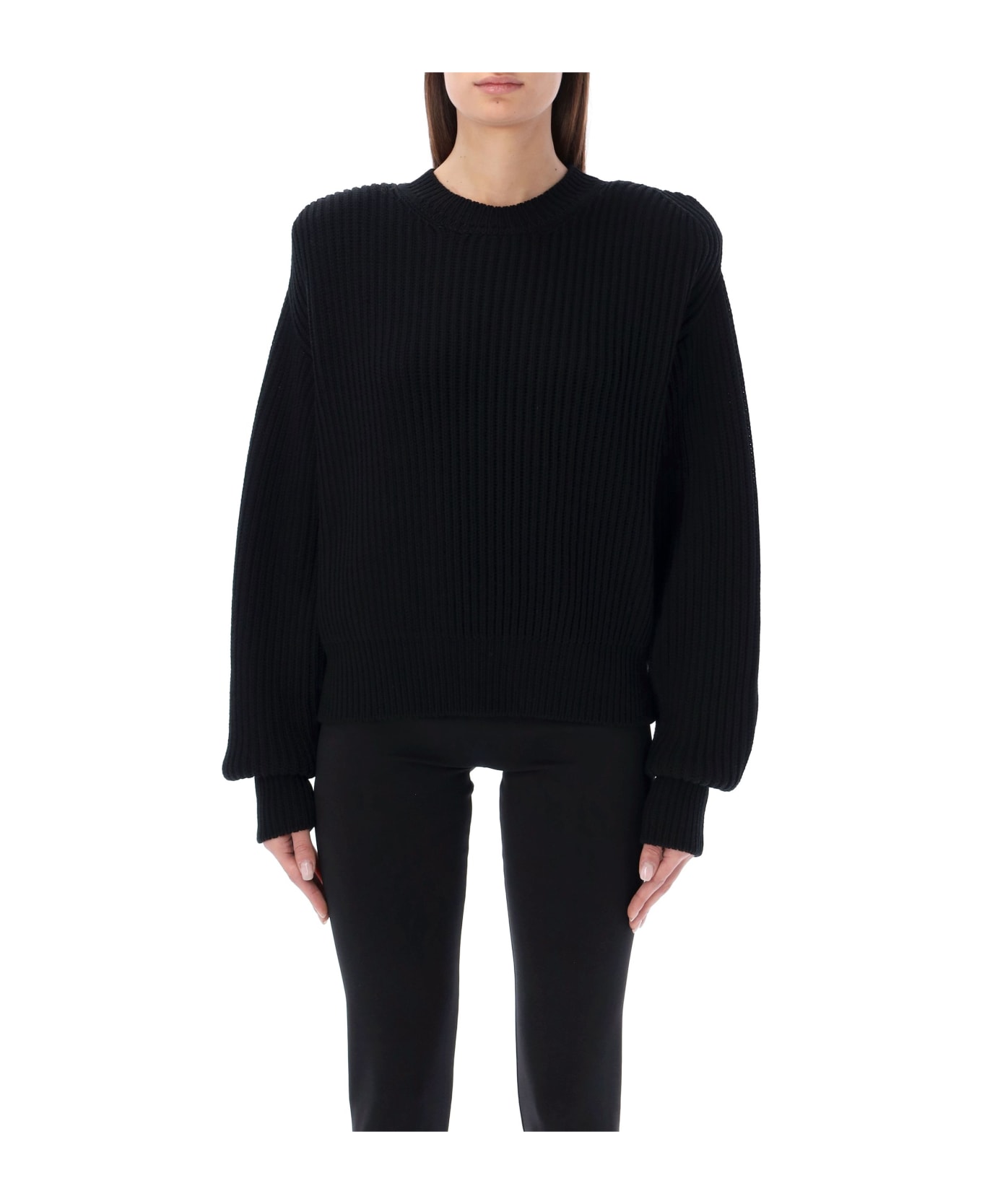 WARDROBE.NYC Hb Knit Sweater - BLACK