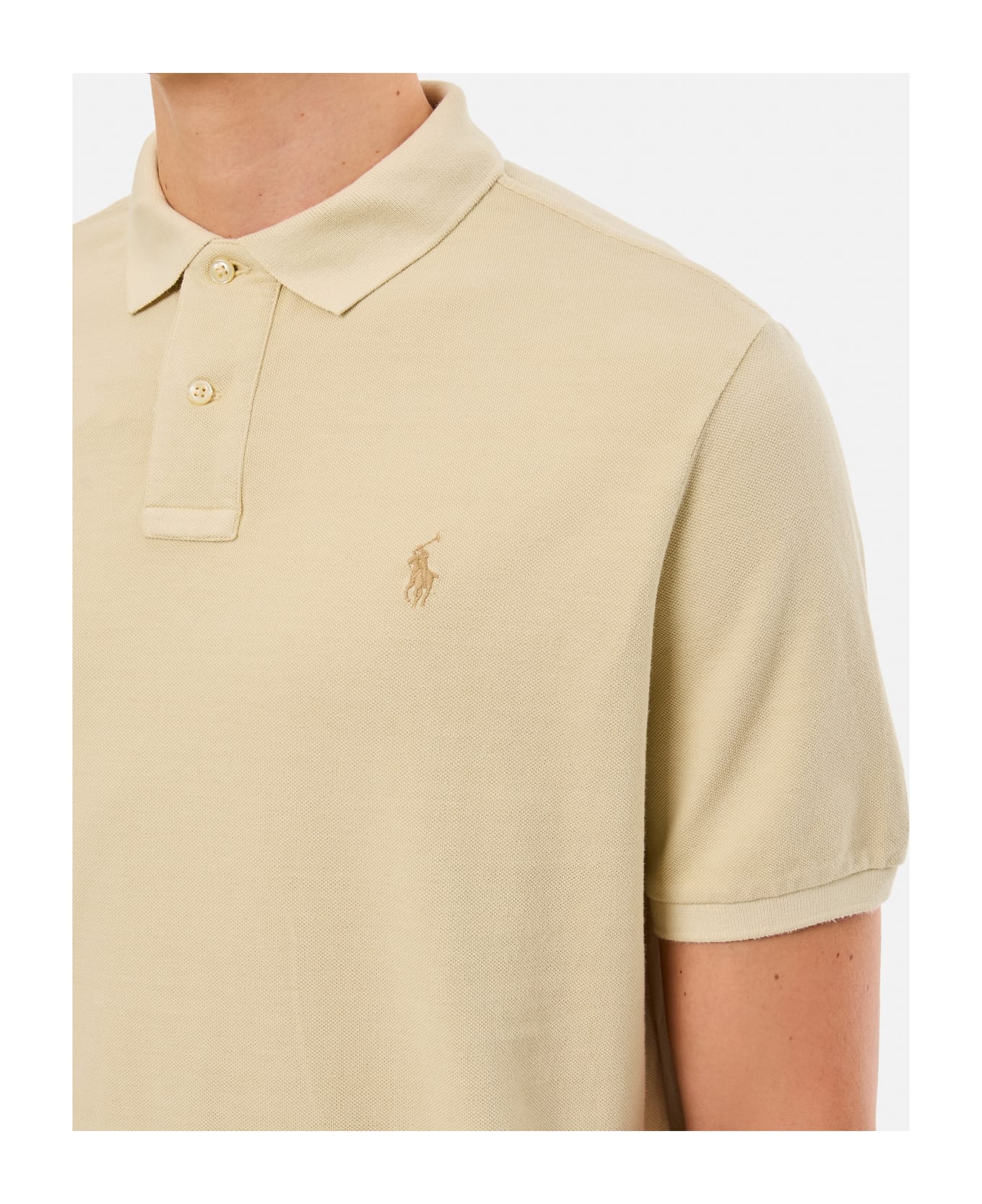 Ralph Lauren Cotton Polo Shirt - Beige シャツ