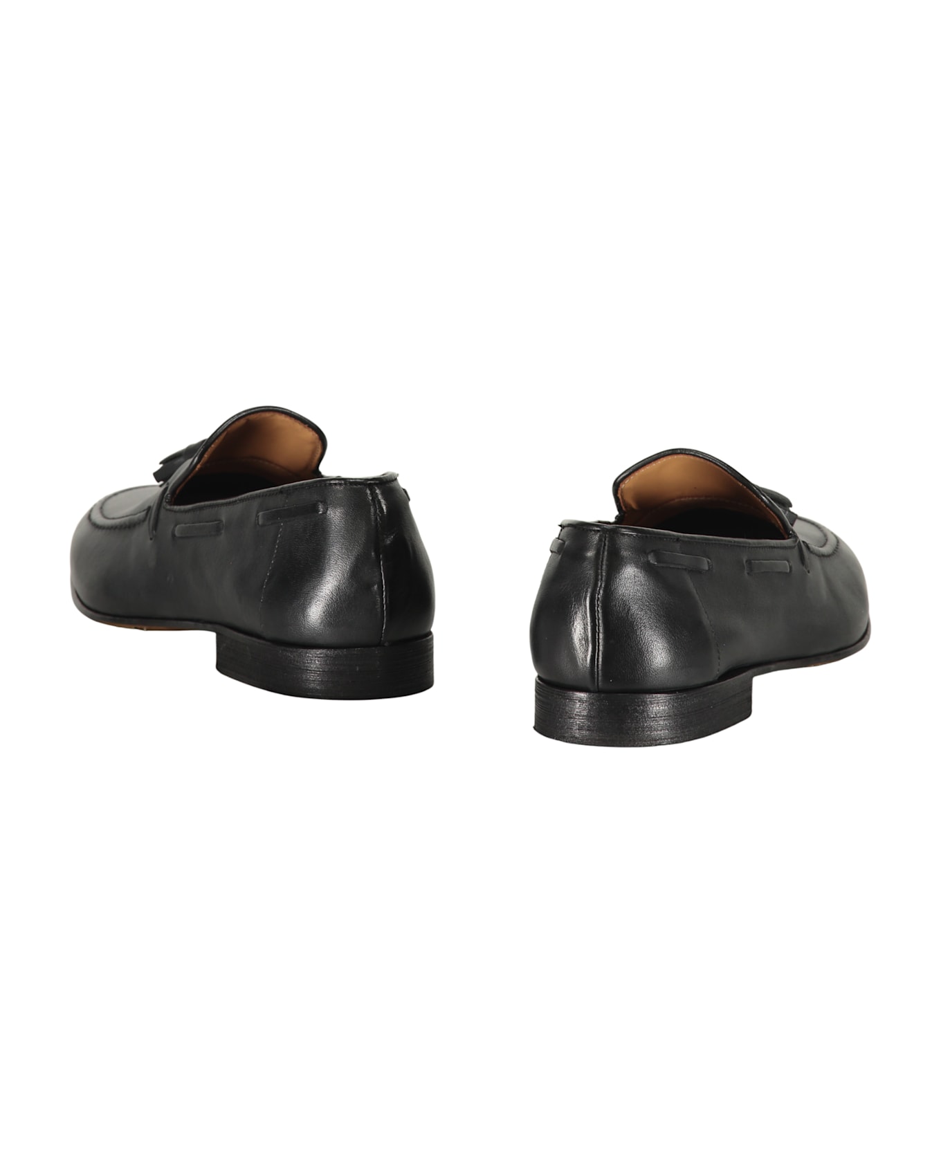 Bruno Magli Calfskin Loafers - black