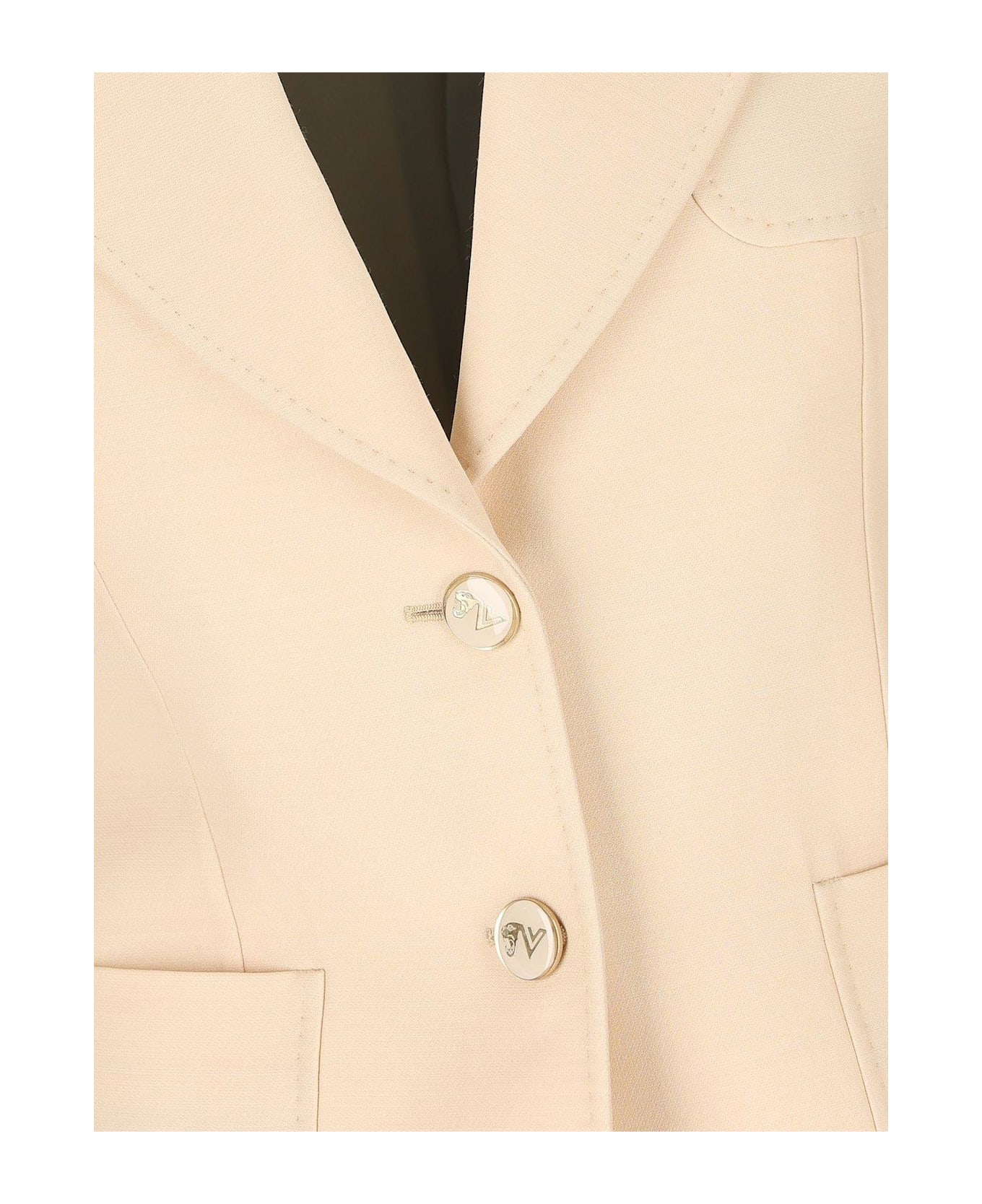 Valentino Garavani Single-breasted Long-sleeved Blazer - Yellow