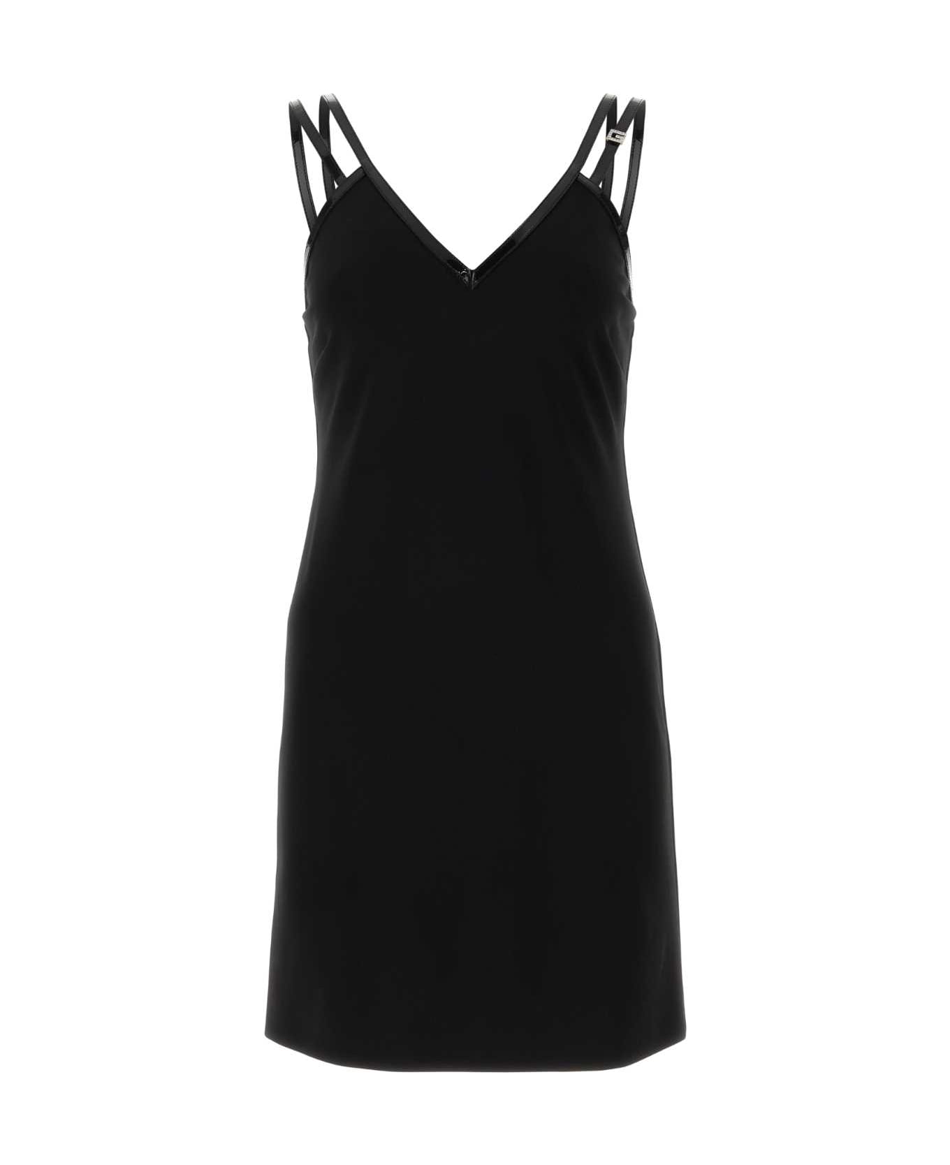 Gucci Black Viscose Blend Mini Dress - Black ワンピース＆ドレス