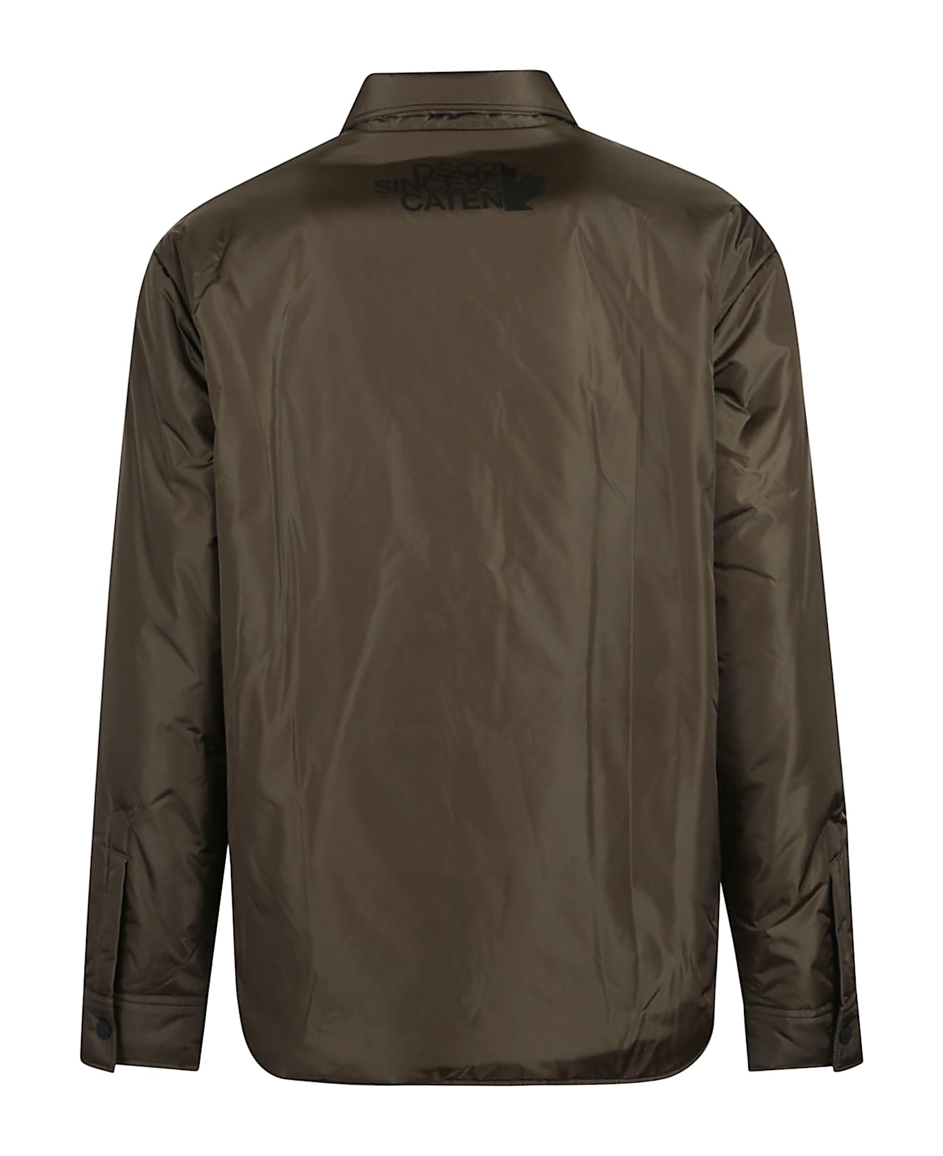 Dsquared2 Light Padded Shirt Jacket - Military Green