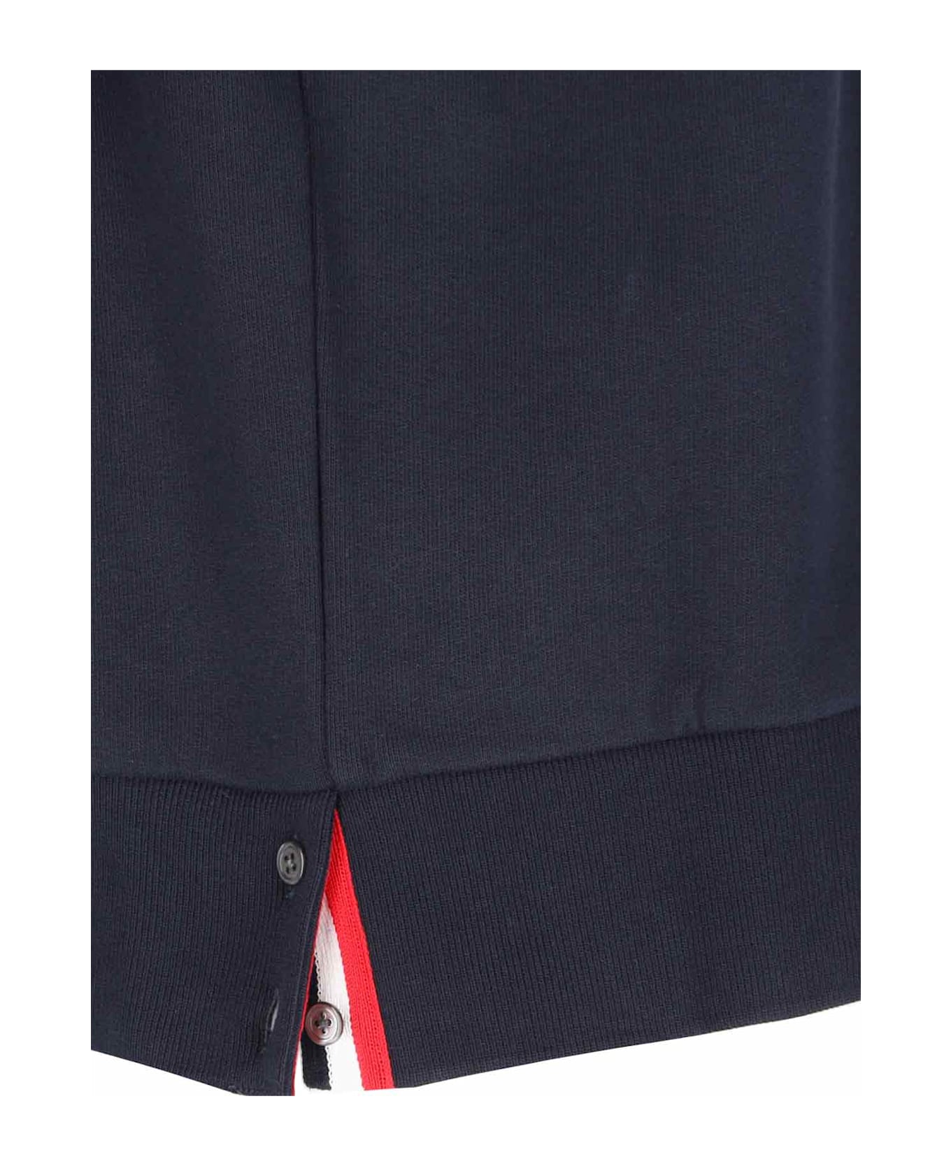 Thom Browne Zip Sweatshirt - navy