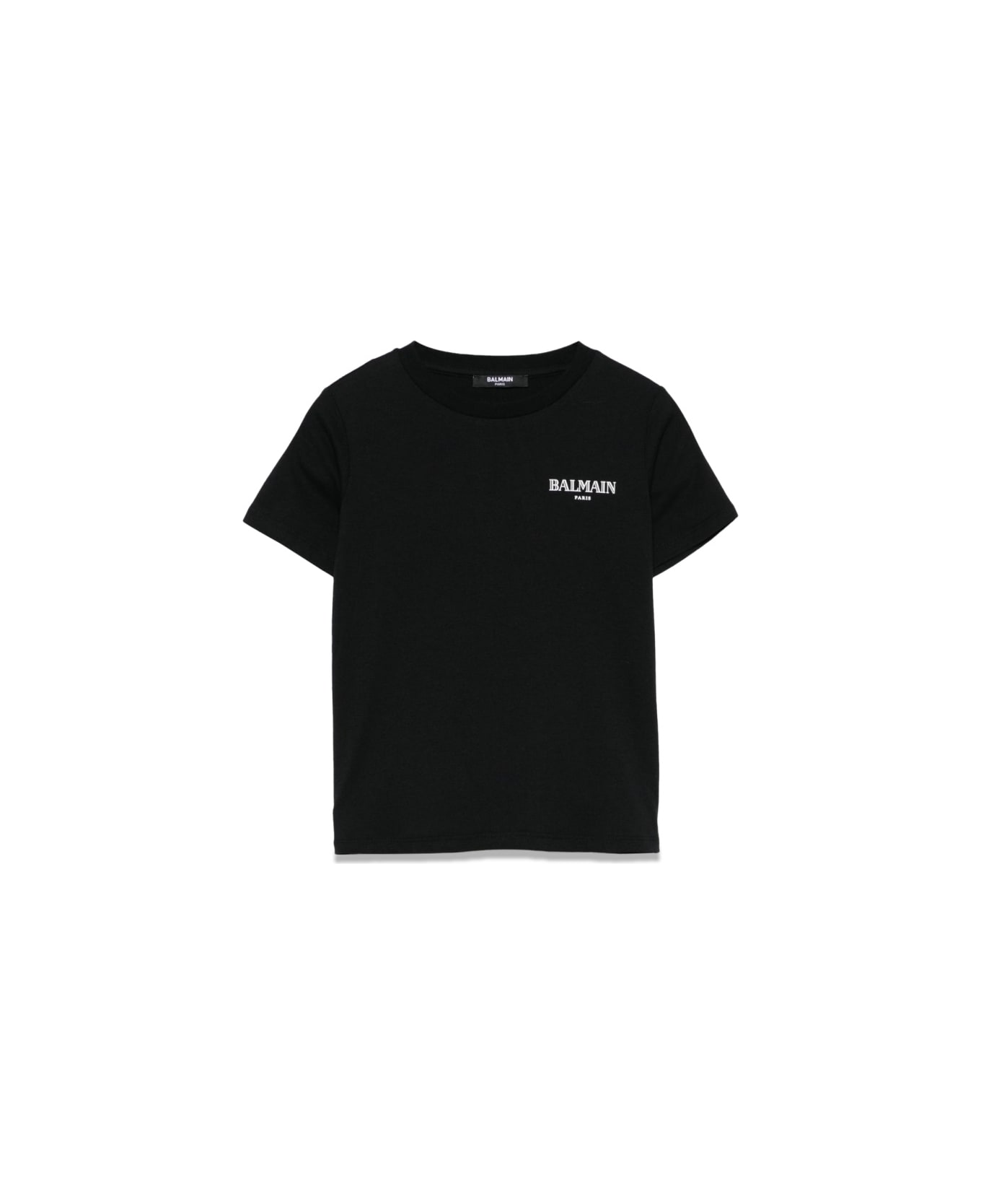 Balmain T-shirt With Logo - BLACK