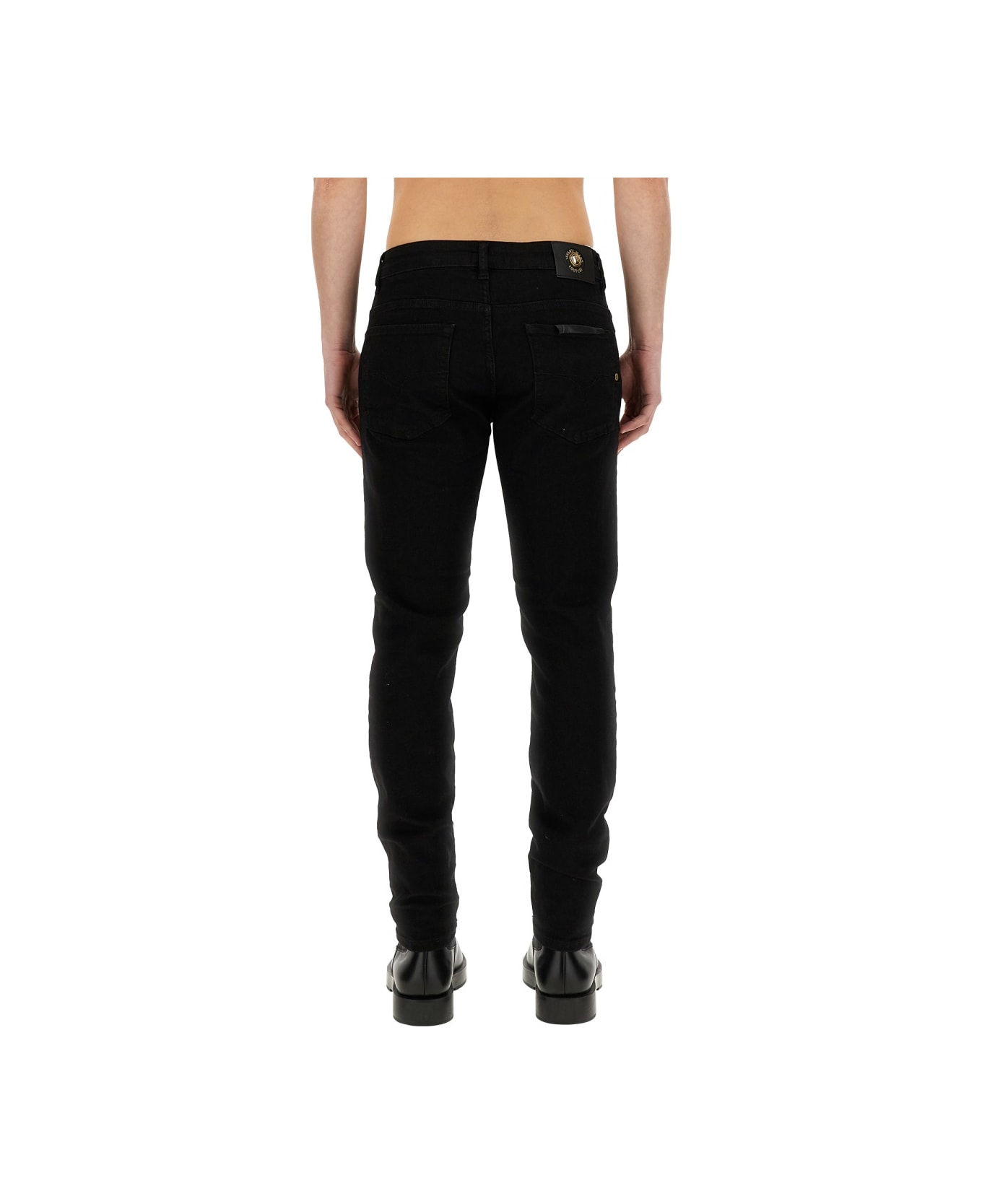 Versace Jeans Couture Slim Fit Jeans - Black