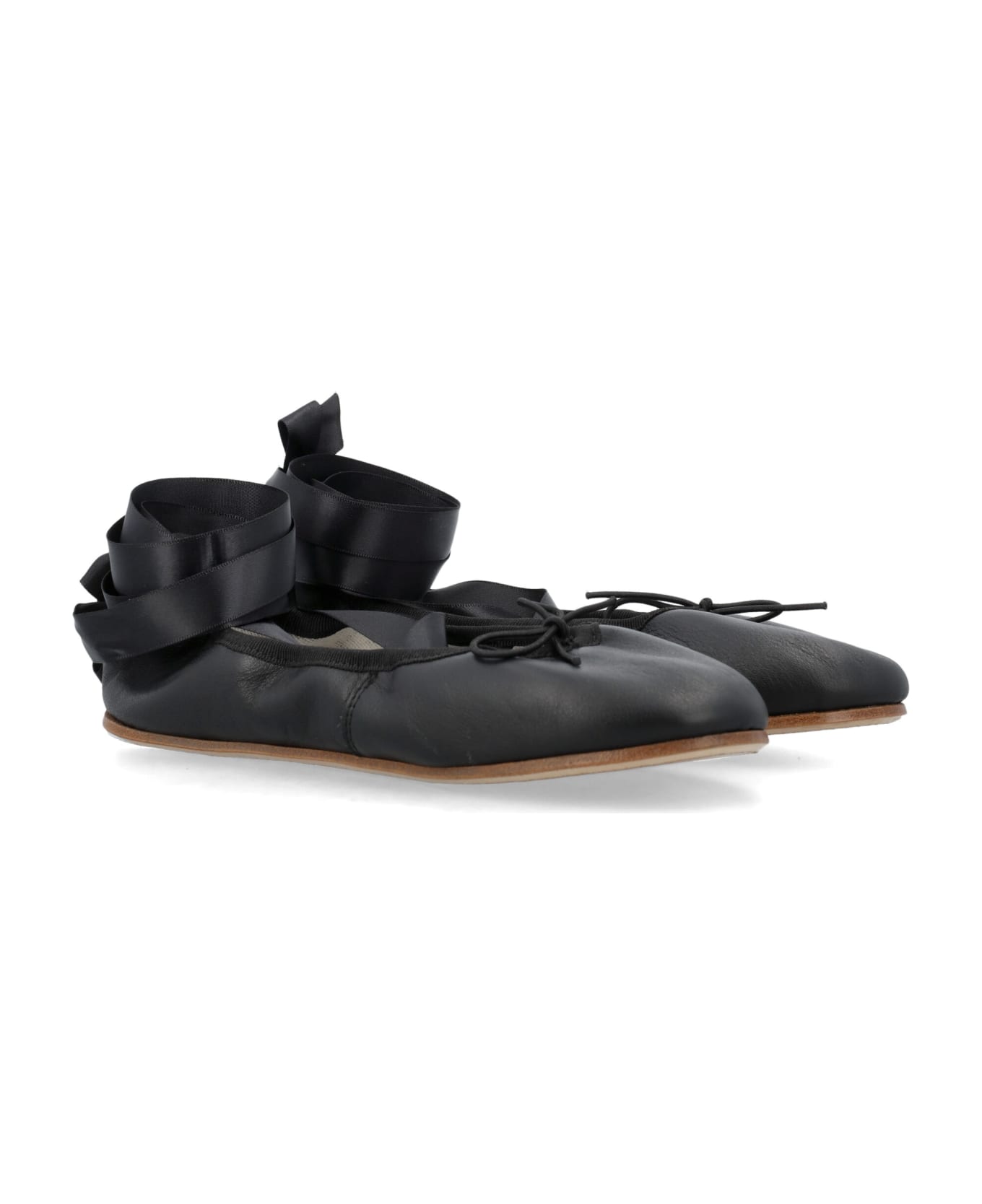 Repetto Sophia Ballerina Shoes - Black フラットシューズ