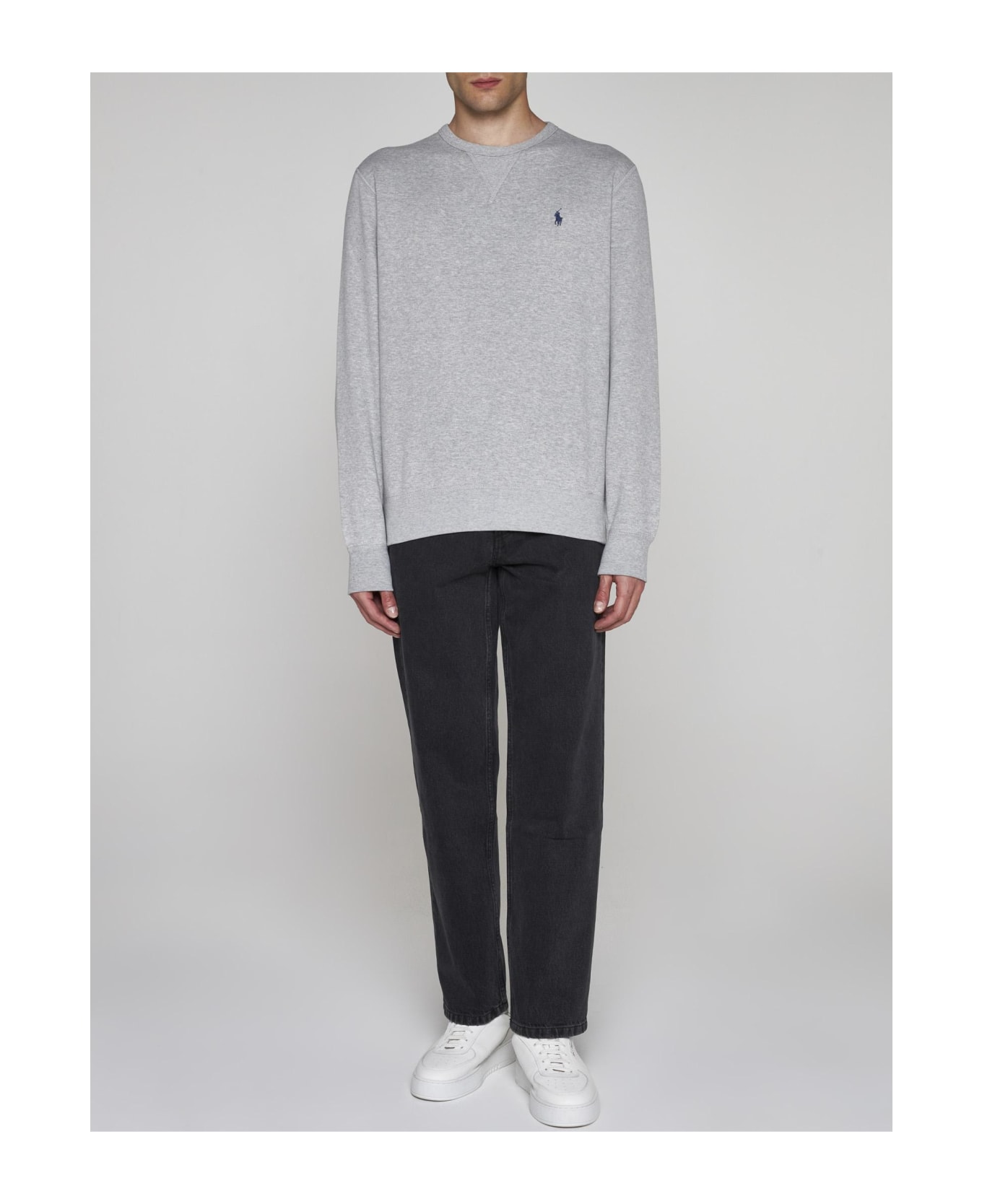 Polo Ralph Lauren Logo Cotton-blend Sweatshirt - Grey