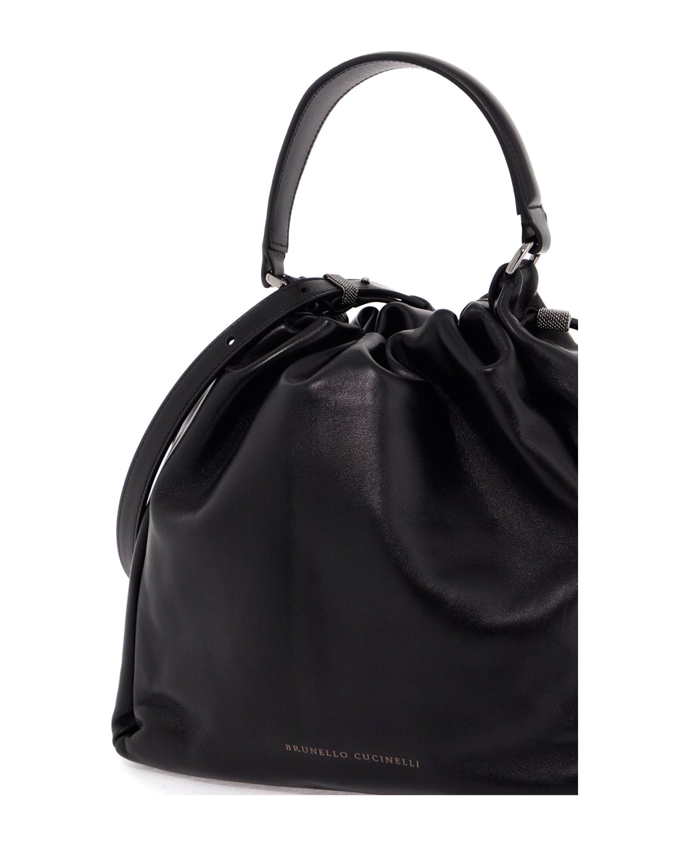 Brunello Cucinelli Handbag With Monile Embell - NERO (Black)