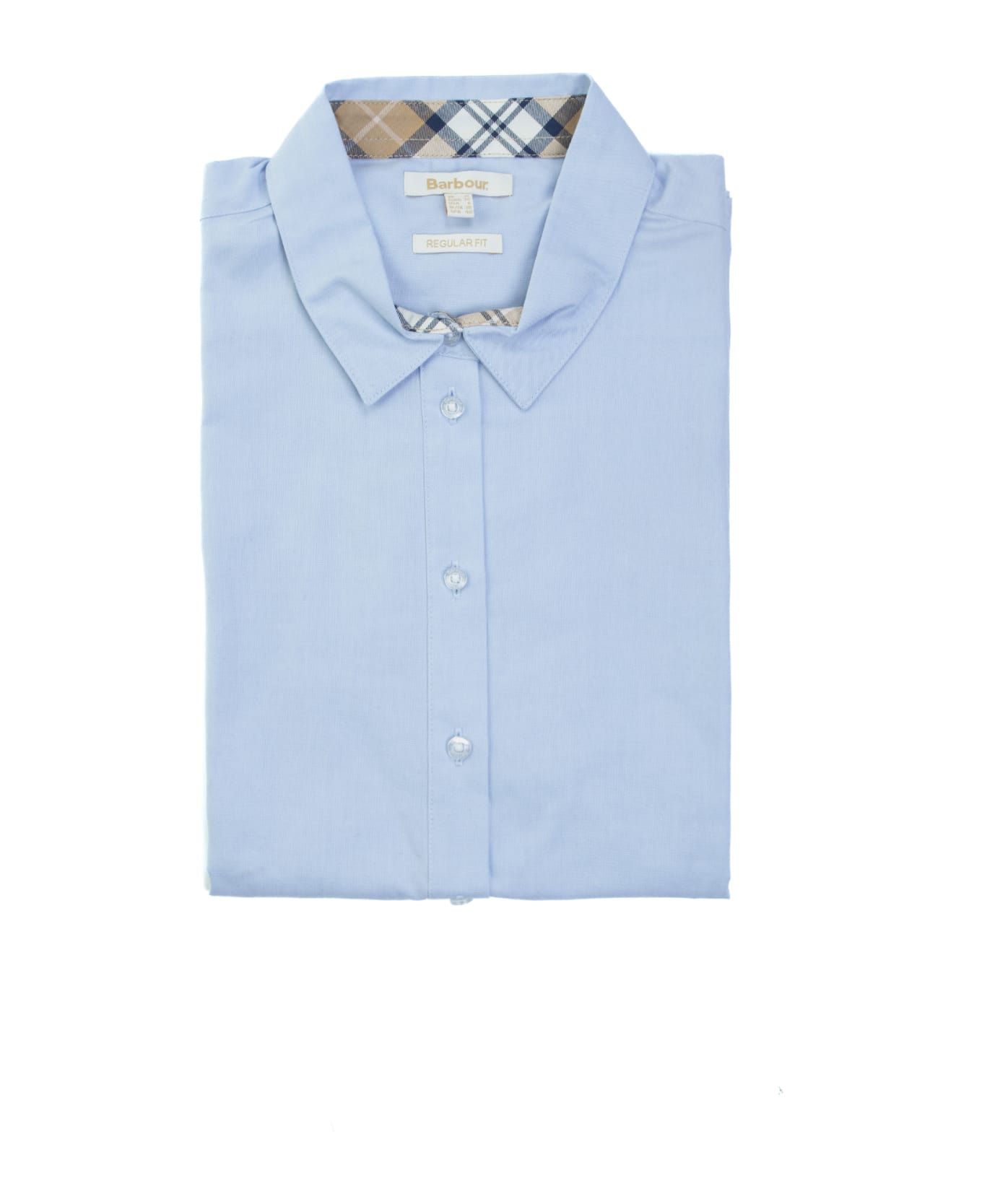 Barbour Derwent Shirt Light Blue - PALE BLUE/PRIMROSE HESSIAN シャツ