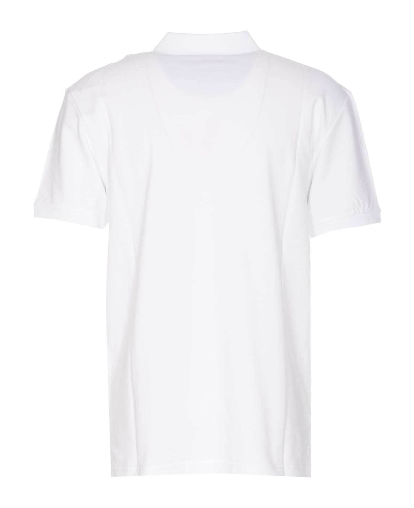 Moschino Drawn Teddy Bear Polo Shirt - White