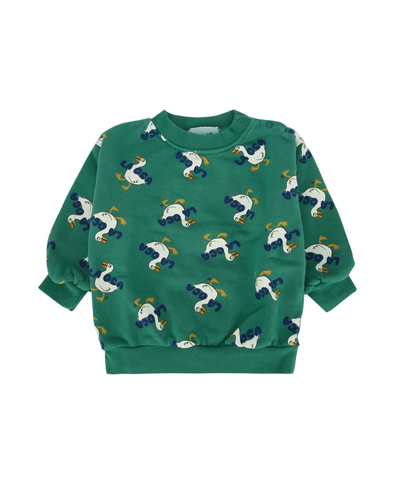 Bobo Choses La Oca All Over Sweatshirt - GREEN