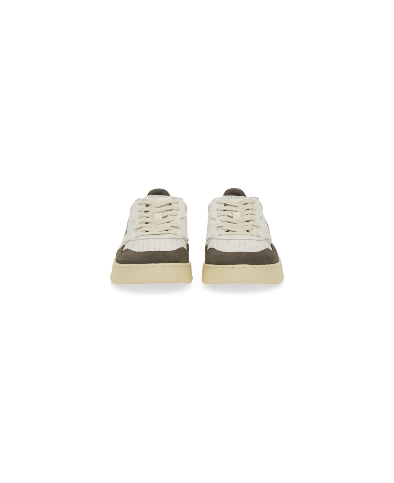 Autry 'medalist' Low Sneaker - White Morel