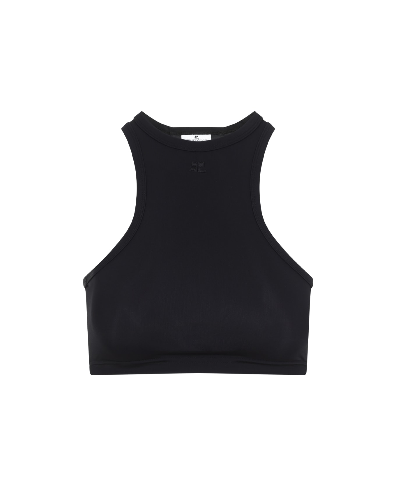Courrèges Scuba Tech Jersey Bra - Black